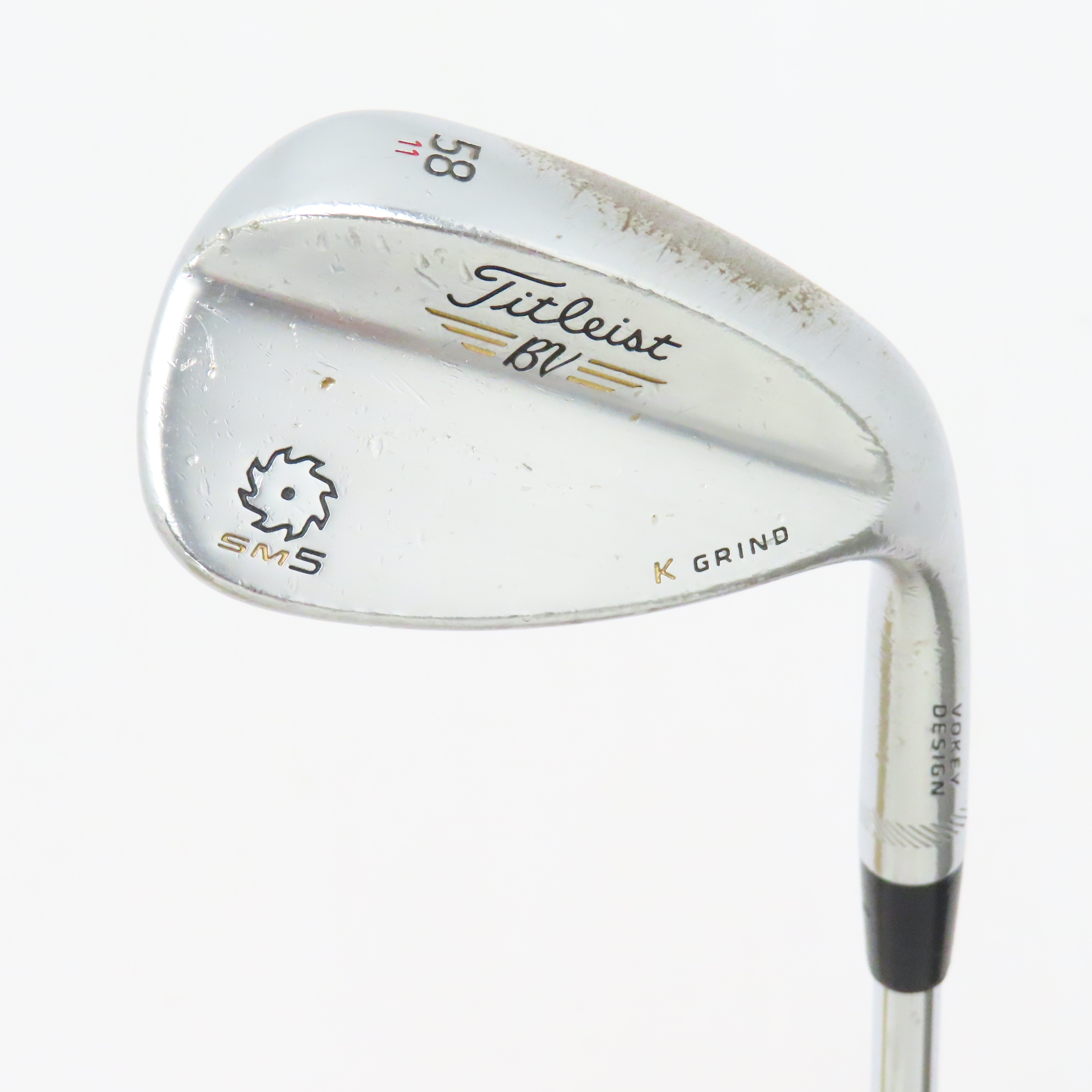 中古】Vokey SM5 ﾂｱｰｸﾛｰﾑ F GRIND ウェッジ (タイトリスト) ボーケイ