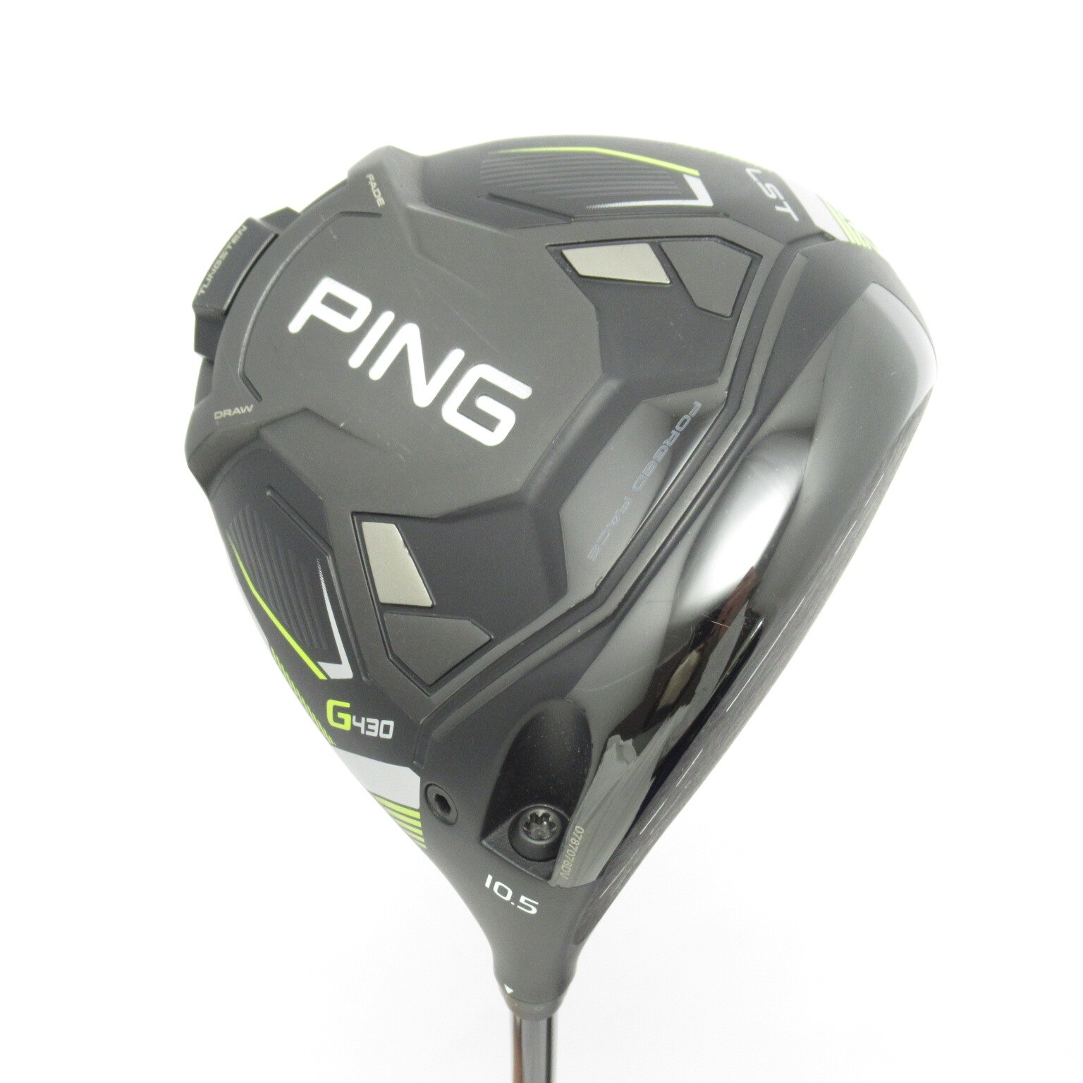 美品PING G430 LST 10.5度TOUR2.0 65S（シャフト未使用 PING（ピン） G430 LST ドライバー PING TOUR 2.0 BLACK 65 右用