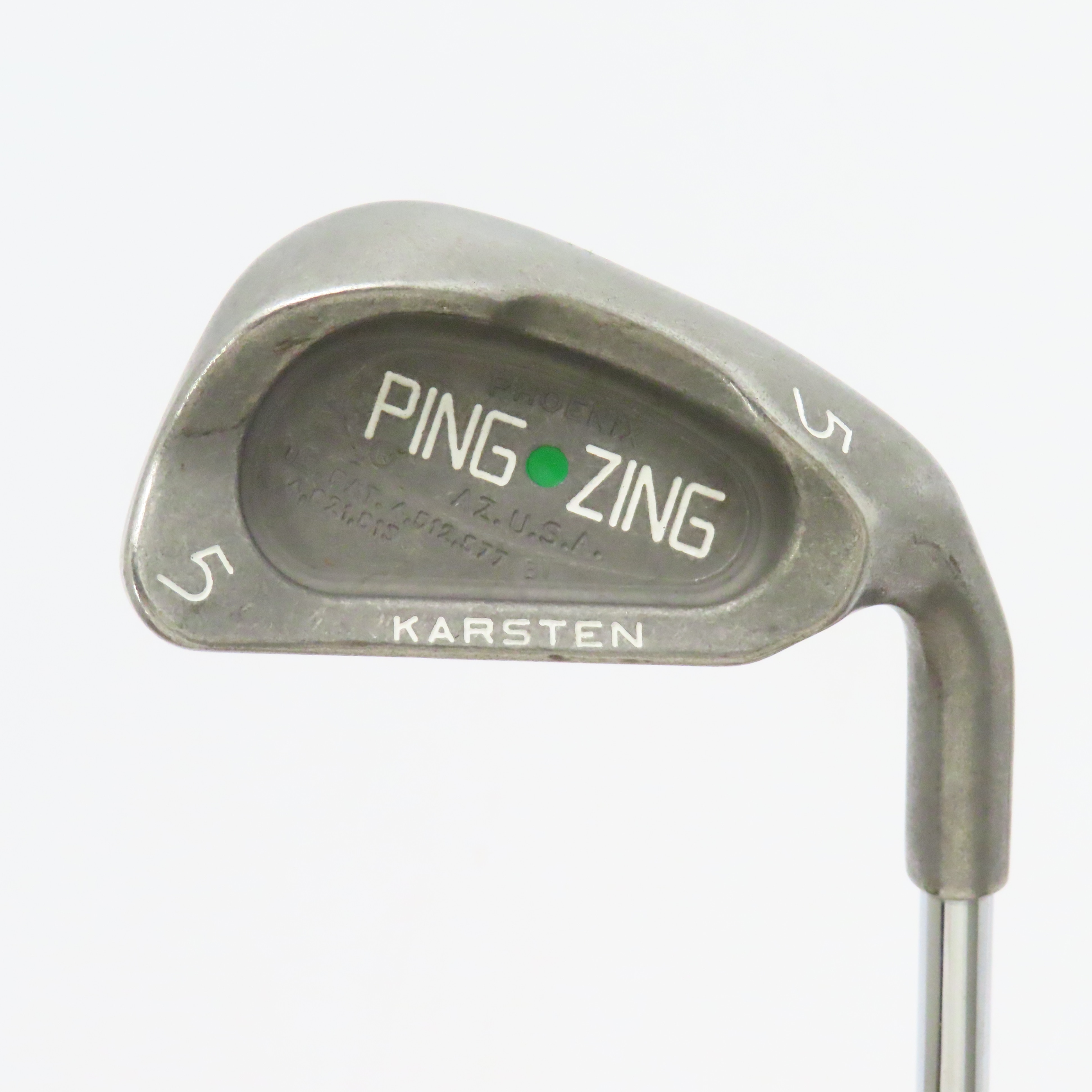 【中古ゴルフクラブ】ピン　PING　ZING ステンレス アイアン スチールシャフト　シャフト：スチールシャフト 中古】ZING ステンレス アイアン スチールシャフト 27 判別不能 D