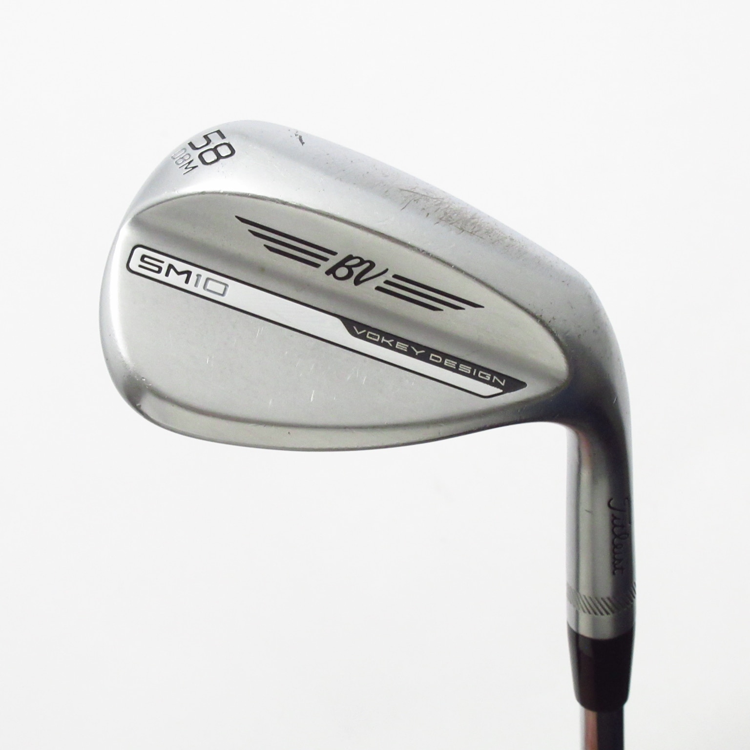 美品♪保証書　ツアークロムSM10 48 10F ウェッジ　ボーケイ　BV105 中古】ボーケイ SM10 ツアークローム ウェッジ BV105 58-08 設定無 D