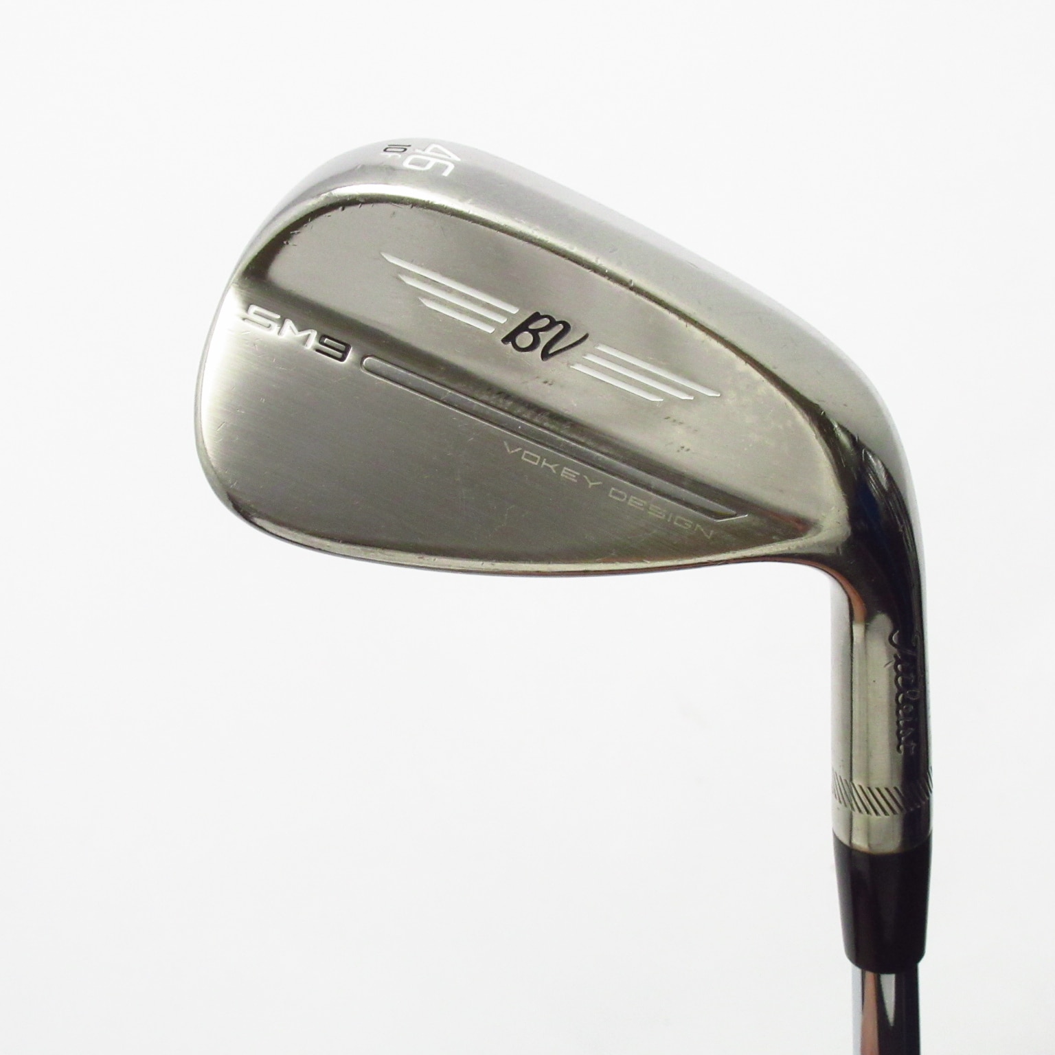【中古ゴルフクラブ】タイトリスト　Vokey　ボーケイ SM9 BRASHED STEEL ウェッジ Dynamic Gold　シャフト：Dynamic Gold 中古】ボーケイ SM9 BRASHED STEEL ウェッジ Dynamic Gold 46-10 WEDGE