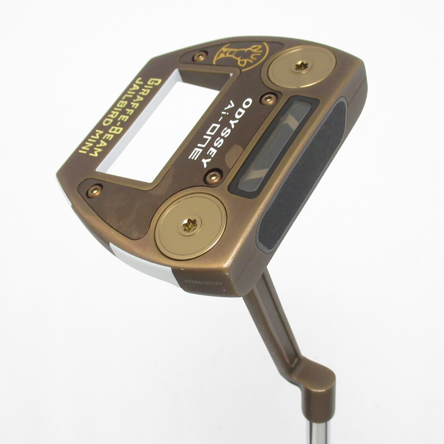【中古ゴルフクラブ】オデッセイ　AI-ONE　Ai-ONE GIRAFFE-BEAM JAILBIRD MINI パター スチールシャフト　シャフト：スチールシャフト 中古】Ai-ONE GIRAFFE-BEAM JAILBIRD MINI パター スチールシャフト
