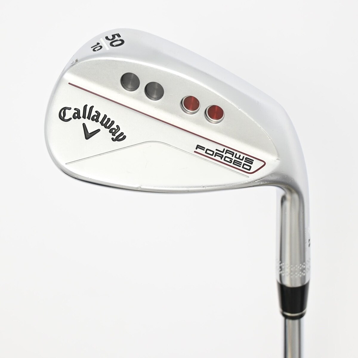 中古】JAWS FORGED クロムメッキ仕上げ ウェッジ N.S.PRO MODUS3 TOUR