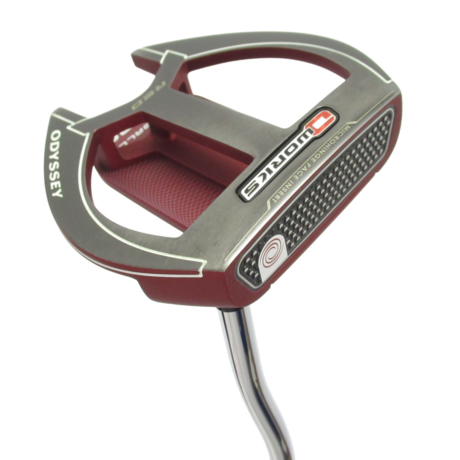 【中古ゴルフクラブ】オデッセイ　O-WORKS　オー・ワークス 17 #5 パター スチールシャフト　シャフト：スチールシャフト 中古】オー・ワークス 17 レッド2-ボール ファング パター スチール