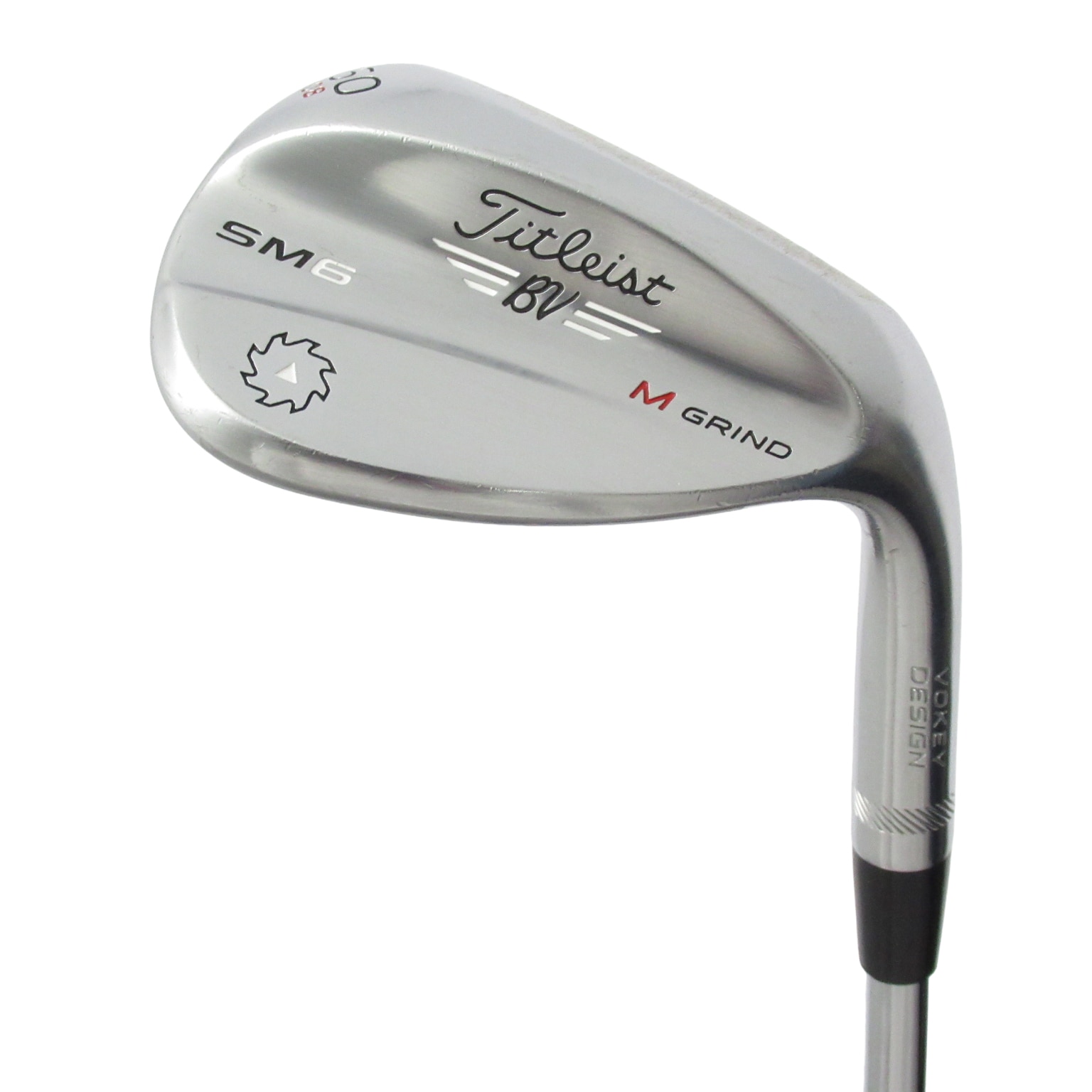 【中古ゴルフクラブ】タイトリスト　Vokey　Vokey SM6 ツアークローム K GRIND ウェッジ スチールシャフト　シャフト：スチールシャフト 中古】Vokey SM6 ﾂｱｰｸﾛｰﾑ M GRIND ウェッジ (タイトリスト) ボーケイ