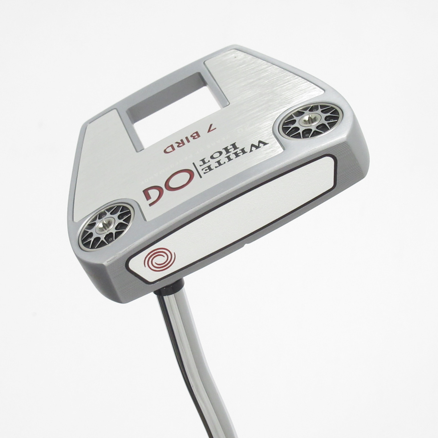 【中古ゴルフクラブ】オデッセイ　White Hot　WHITE HOT OG #7BIRD SLｼｬﾌﾄ装着 パター カーボンスチール複合シャフト　シャフト：… 中古】WHITE HOT OG #7BIRD SLｼｬﾌﾄ装着 パター スチールシャフト 計測