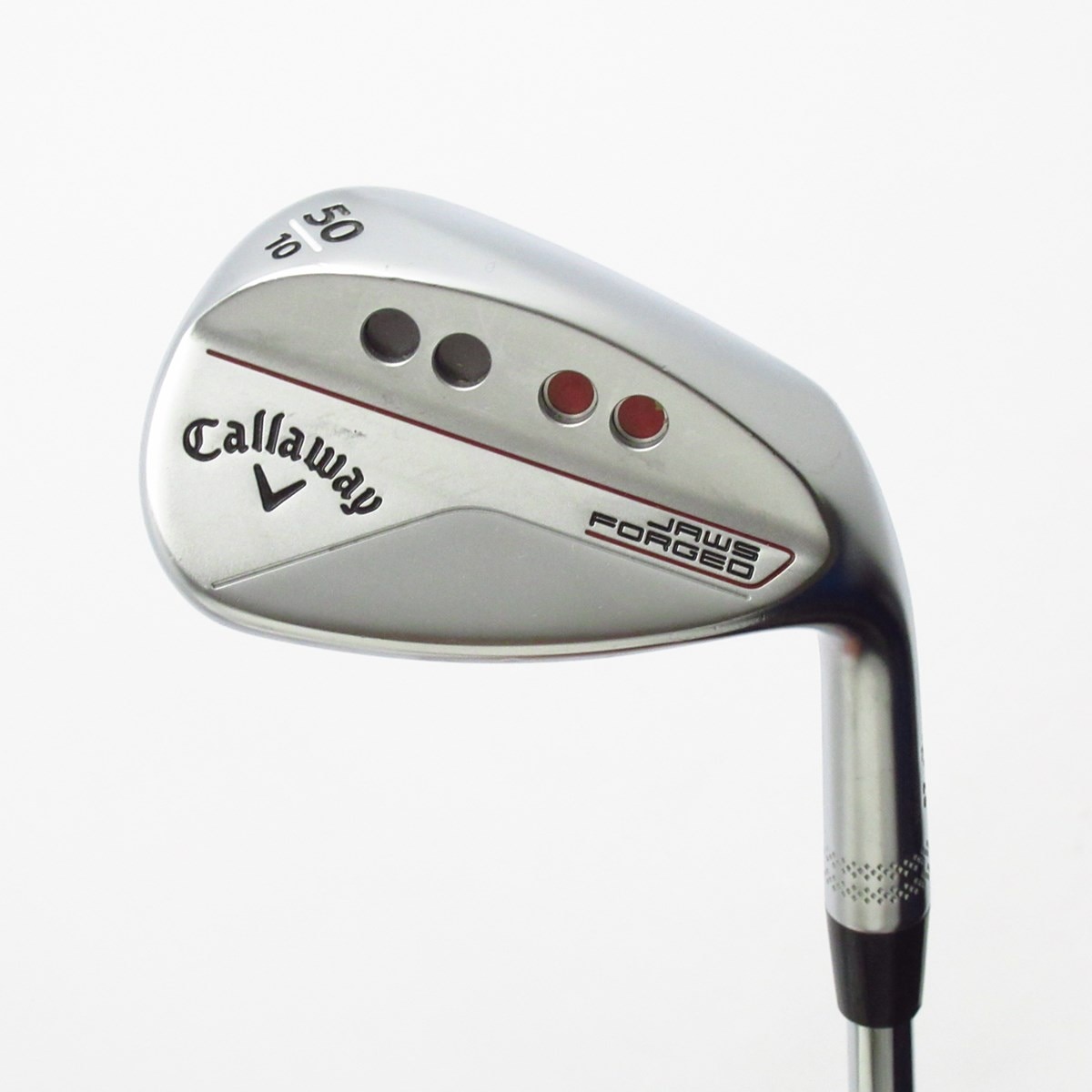 中古】JAWS FORGED クロムメッキ仕上げ ウェッジ Dynamic Gold 50-10