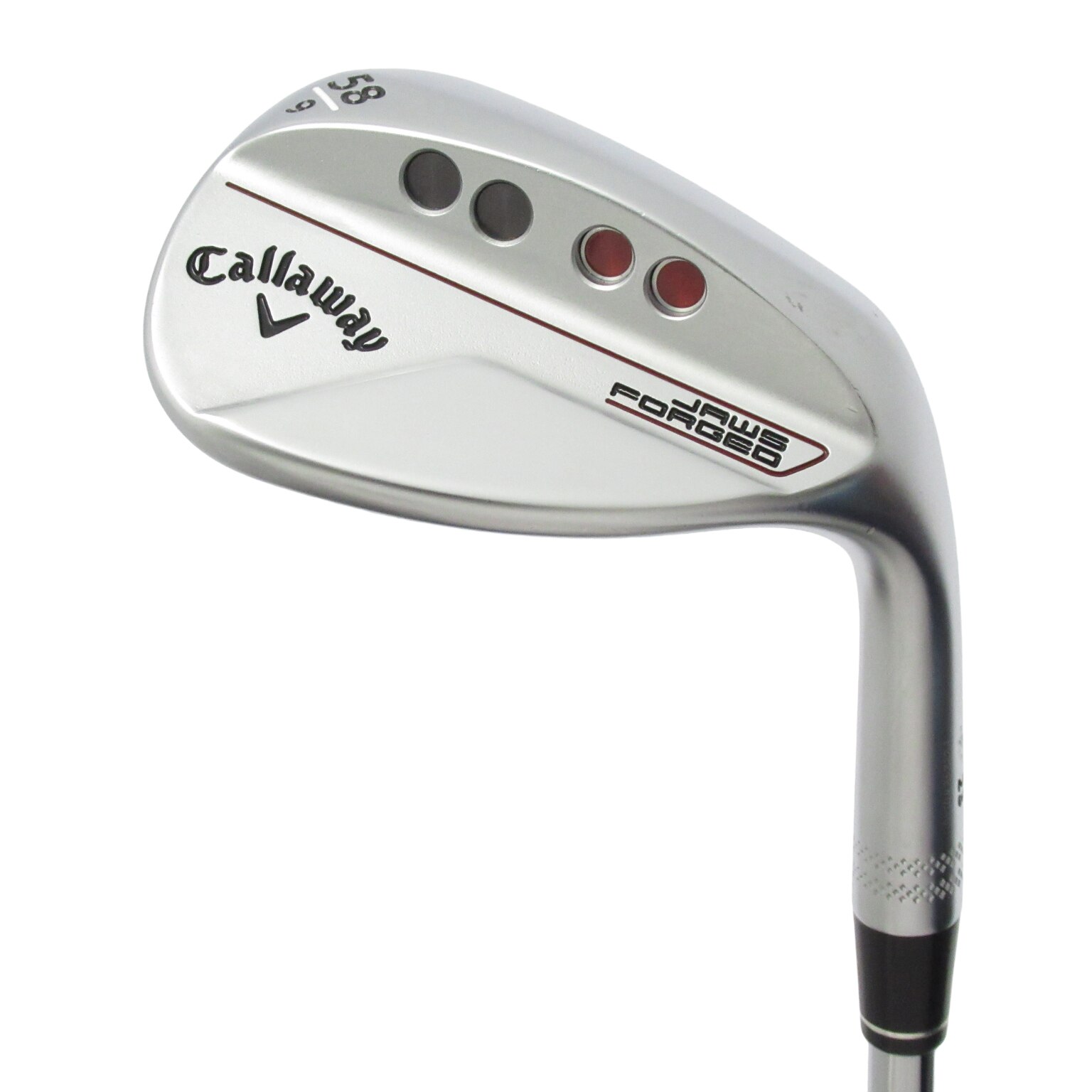 【中古ゴルフクラブ】キャロウェイゴルフ　Callaway Golf　JAWS FORGED クロムメッキ仕上げ ウェッジ Dynamic Gold Burgundy　シャフト… 中古】JAWS FORGED クロムメッキ仕上げ ウェッジ Dynamic Gold