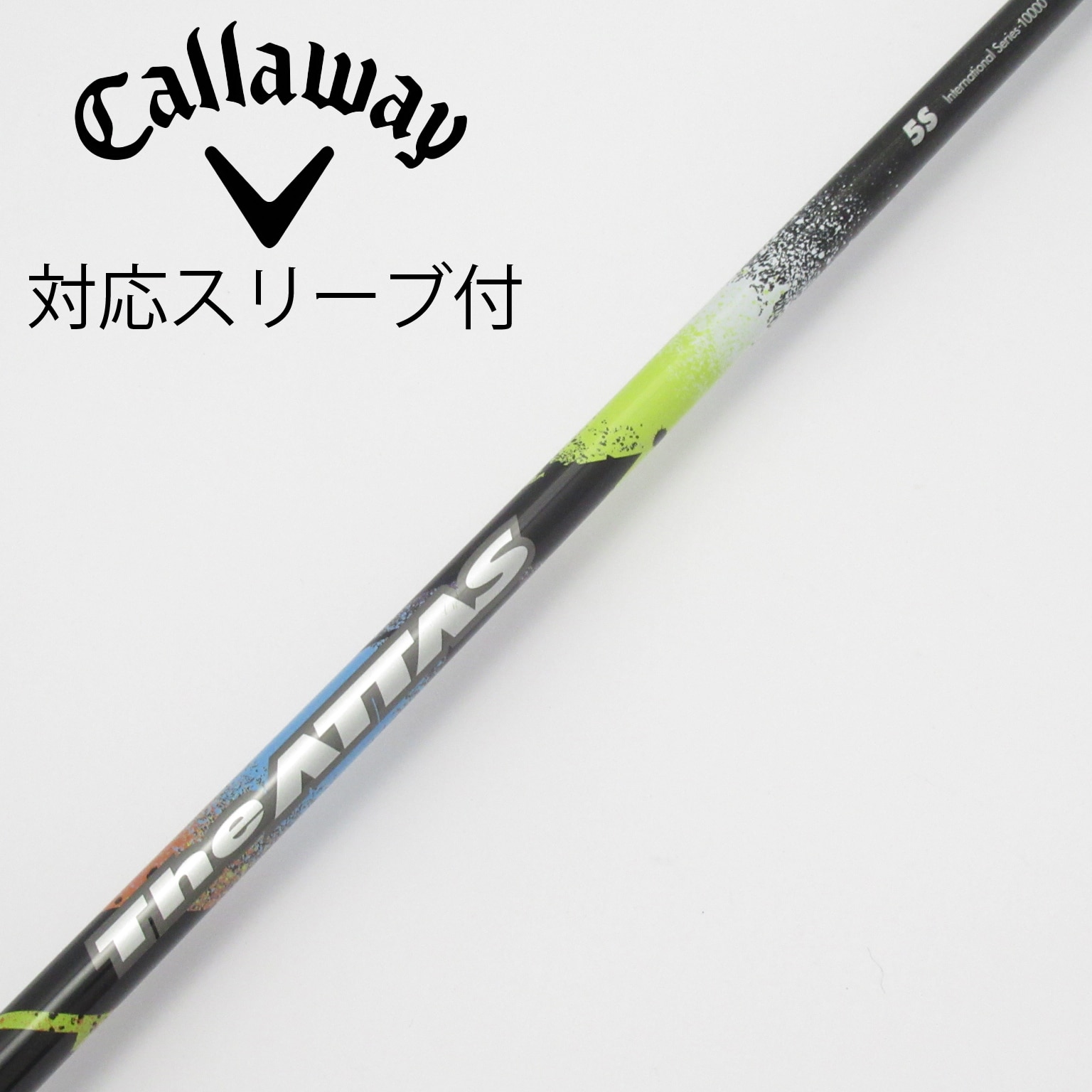中古】THE ATTAS ドライバー用_スリーブ付 THE ATTAS 5 S C(シャフト