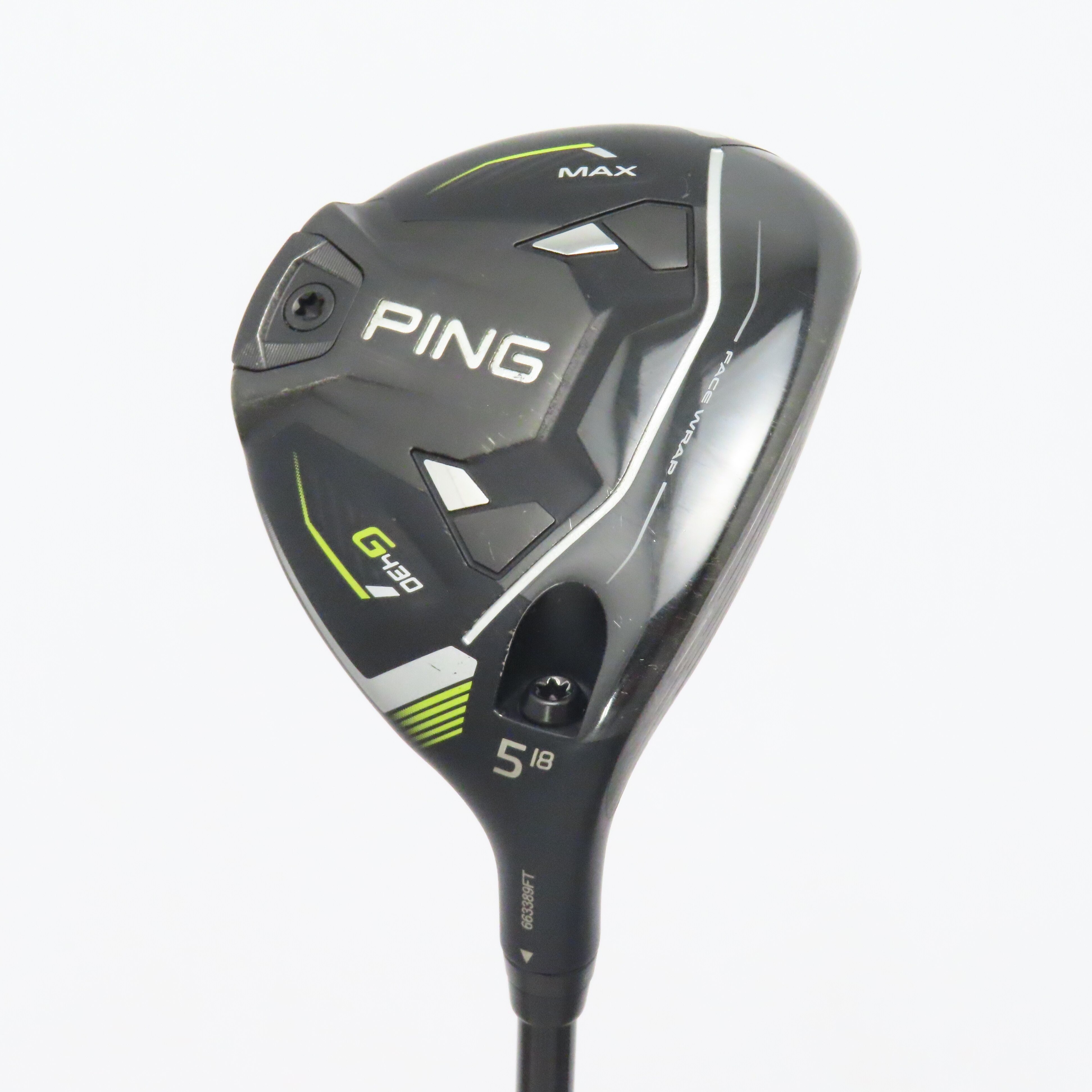 【中古ゴルフクラブ】ピン　G430　G430 MAX フェアウェイウッド ALTA J CB BLACK　シャフト：ALTA J CB BLACK 中古】G430 MAX フェアウェイウッド ALTA J CB BLACK 18 S C