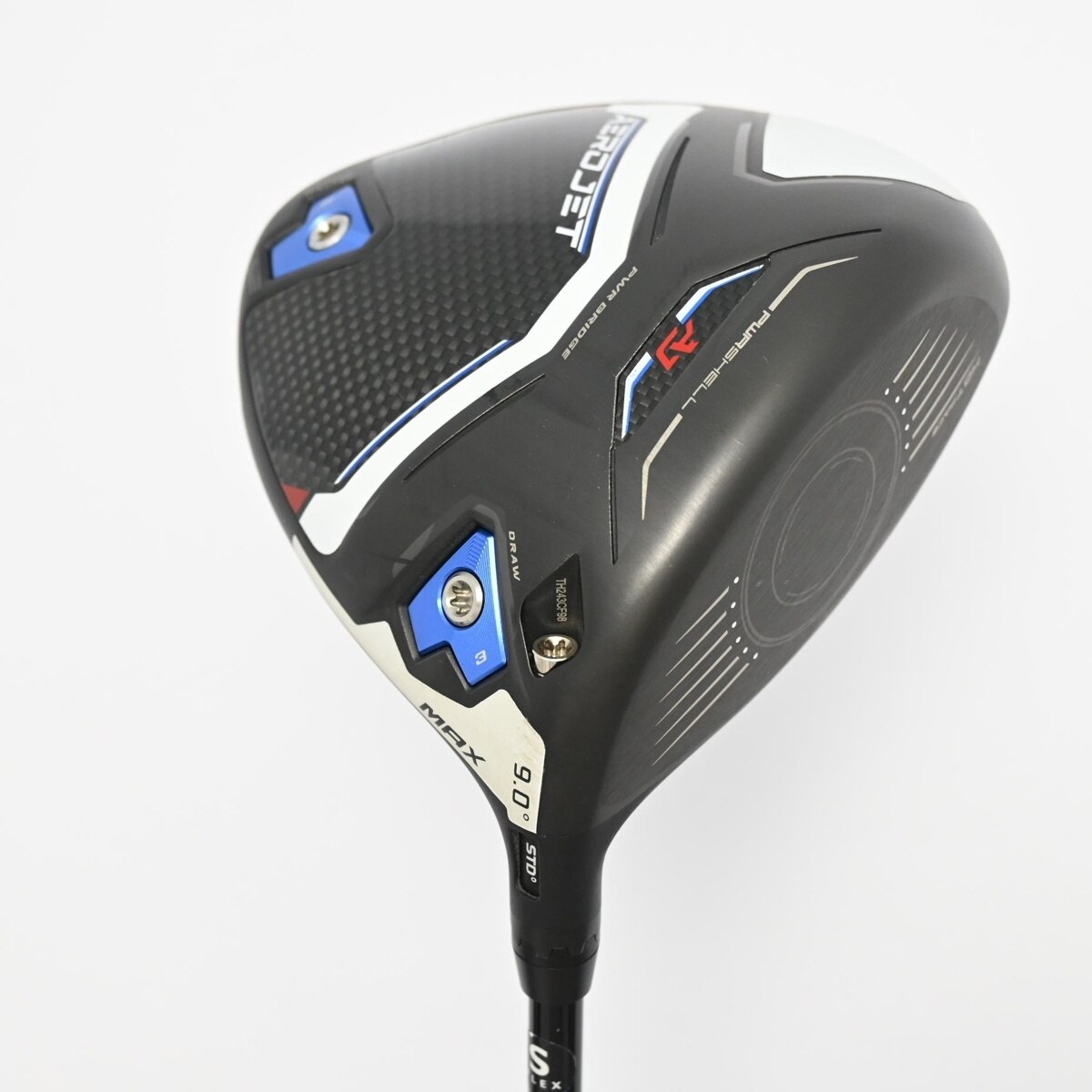 未使用 COBRA AEROJET MAX 9° S 完品 中古】エアロジェット MAX ドライバー Speeder NX for cobra WHITE 9