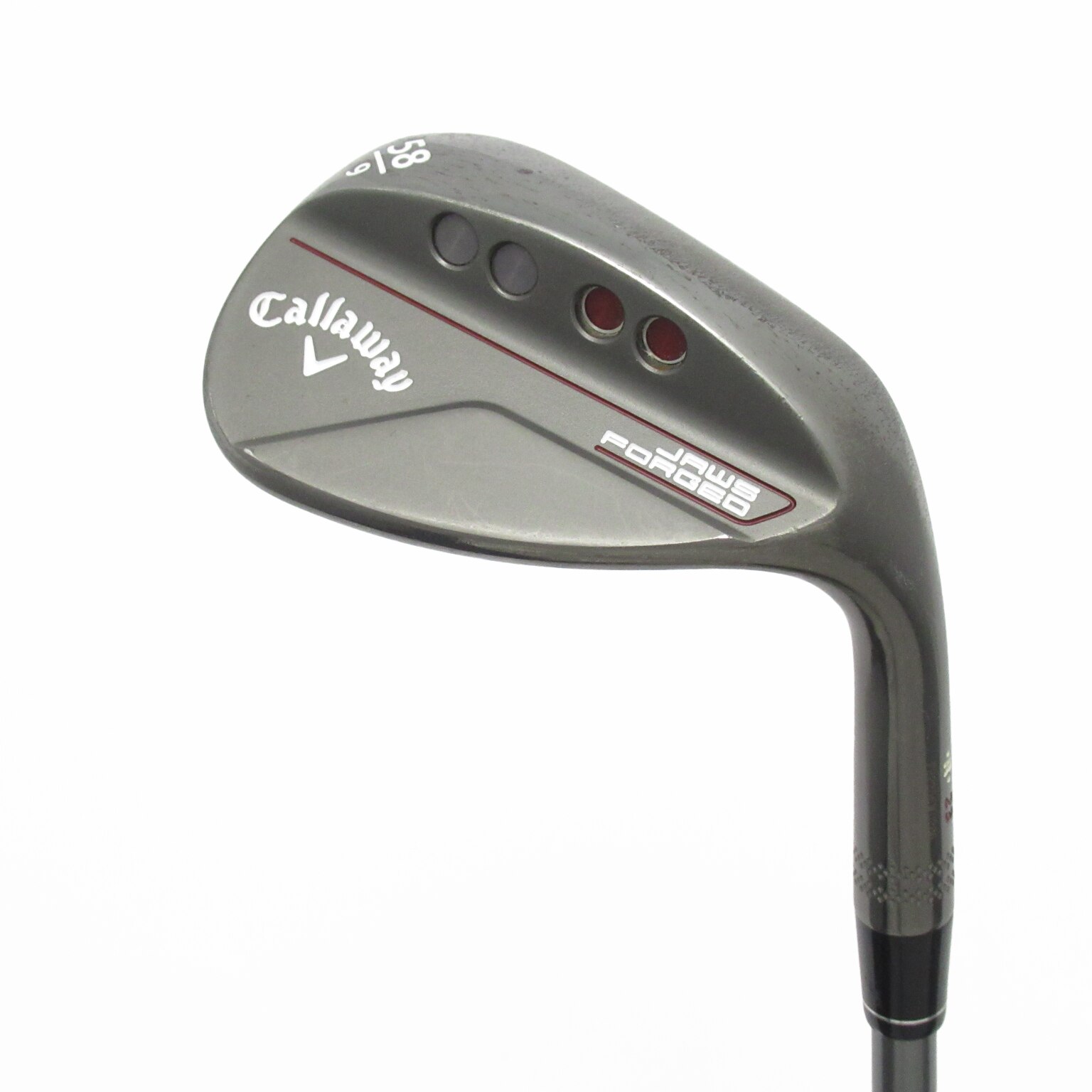 中古】JAWS FORGED チャコールブラック仕上げ ウェッジ Fujikura MC 80