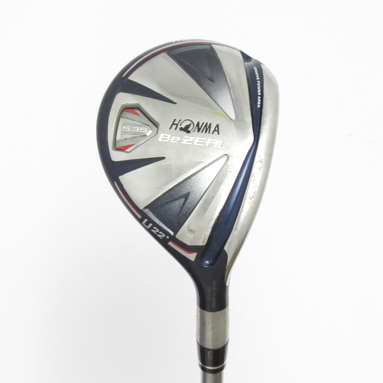 【中古ゴルフクラブ】本間ゴルフ　Be ZEAL　ビジール 535 ユーティリティ VIZARD for Be ZEAL　シャフト：VIZARD for Be ZEAL 中古】ビジール 535 ユーティリティ VIZARD for Be ZEAL 22 S D