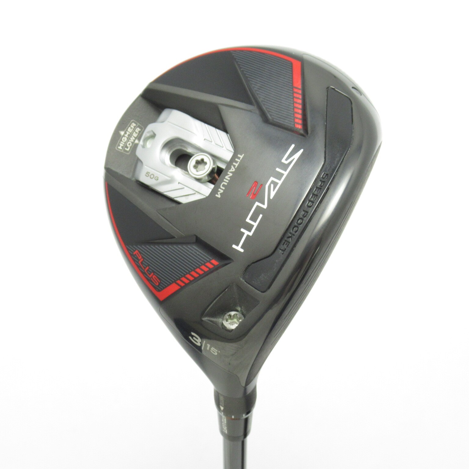 【中古ゴルフクラブ】テーラーメイド　STEALTH　ステルス2 PLUS フェアウェイウッド Diamana TM50　シャフト：Diamana TM50 中古】ステルス2 PLUS フェアウェイウッド Diamana TM50 15 S BC