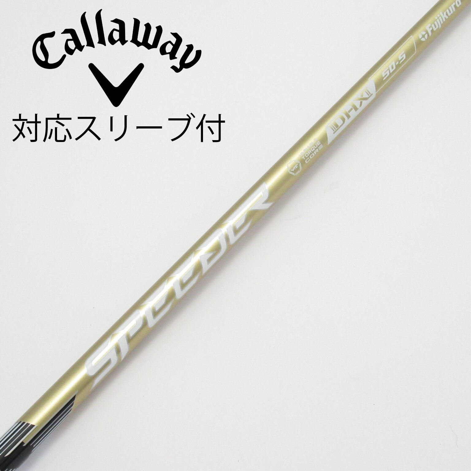【新品】フジクラNXゴールド50s　　キャロウェイスリーブ付き 中古】SPEEDER NX GOLD ドライバー用_スリーブ付 SPEEDER NX GOLD 50