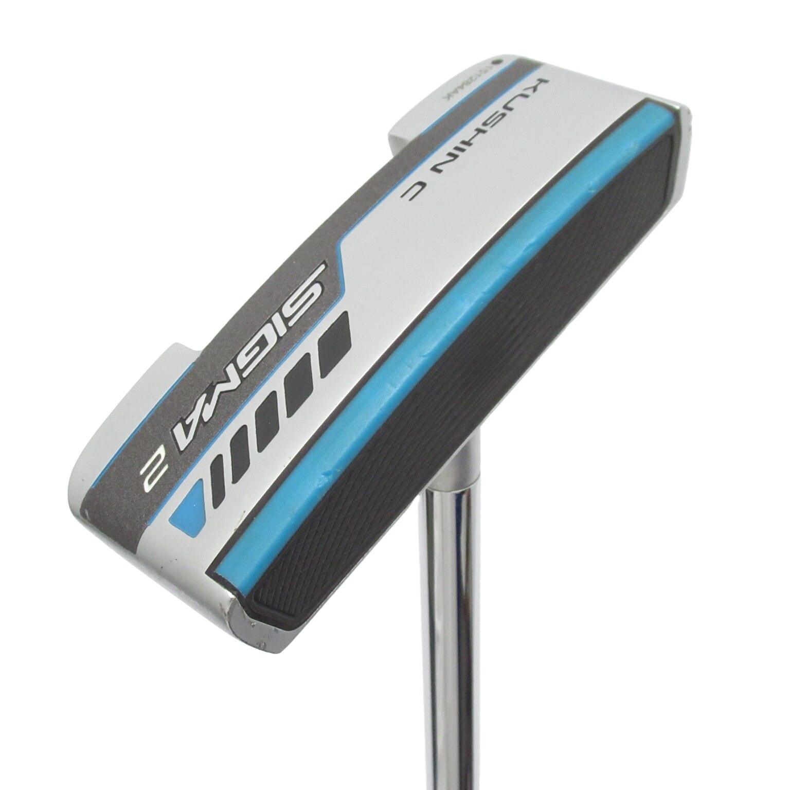 中古】SIGMA2 KUSHIN C プラチナム仕上げ パター スチールシャフト