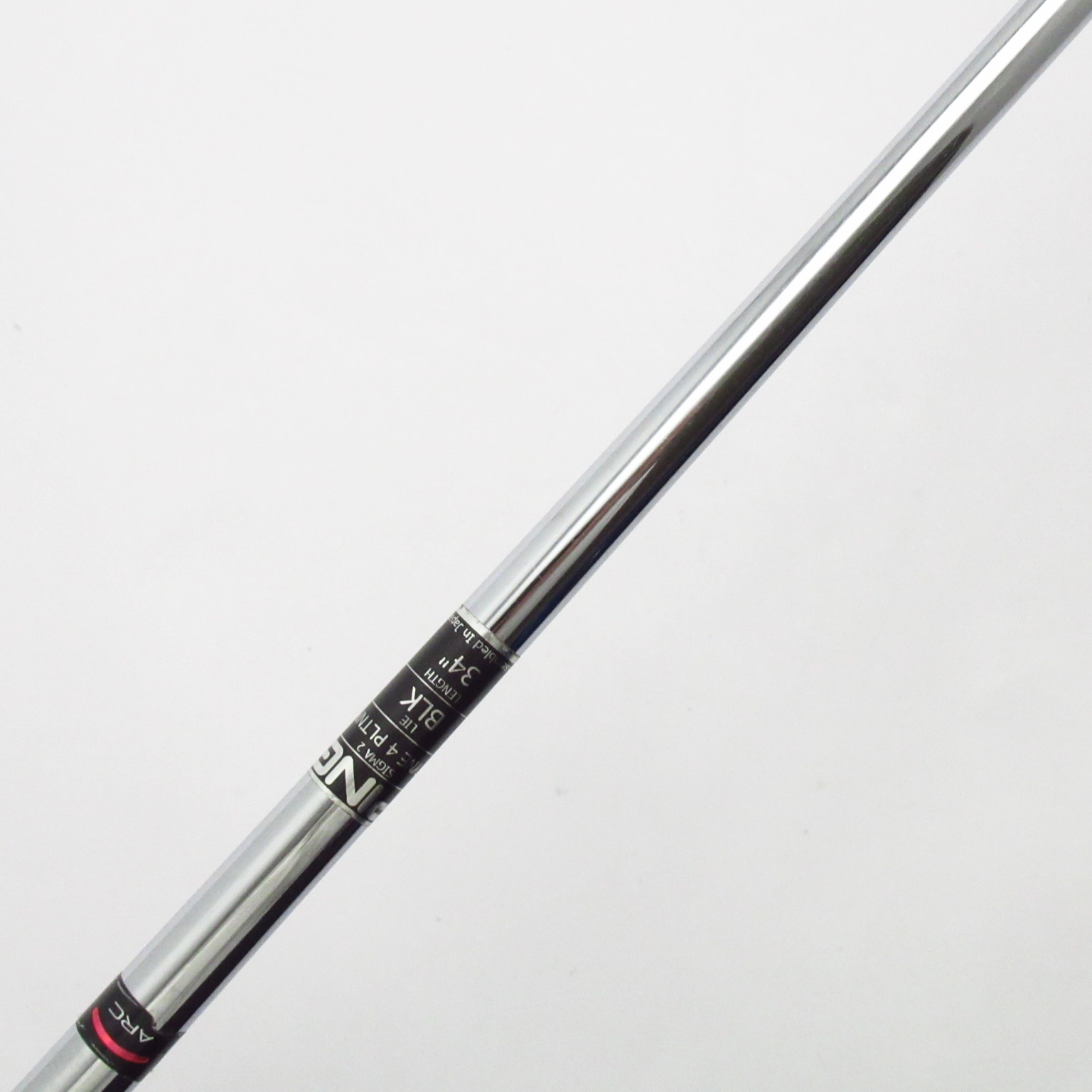 中古】SIGMA2 TYNE 4 プラチナム仕上げ パター スチールシャフト 計測