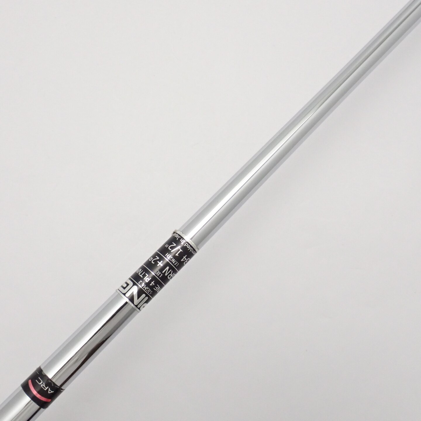 中古】SIGMA2 TYNE 4 プラチナム仕上げ パター スチールシャフト 計測