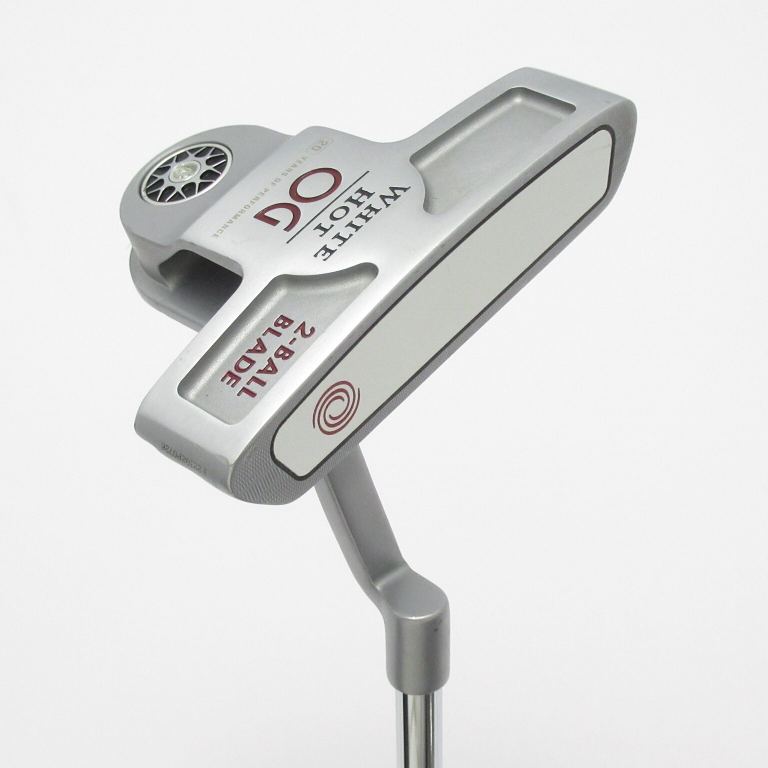 中古】WHITE HOT OG 2BALLBLADE LINED パター (オデッセイ) ホワイト