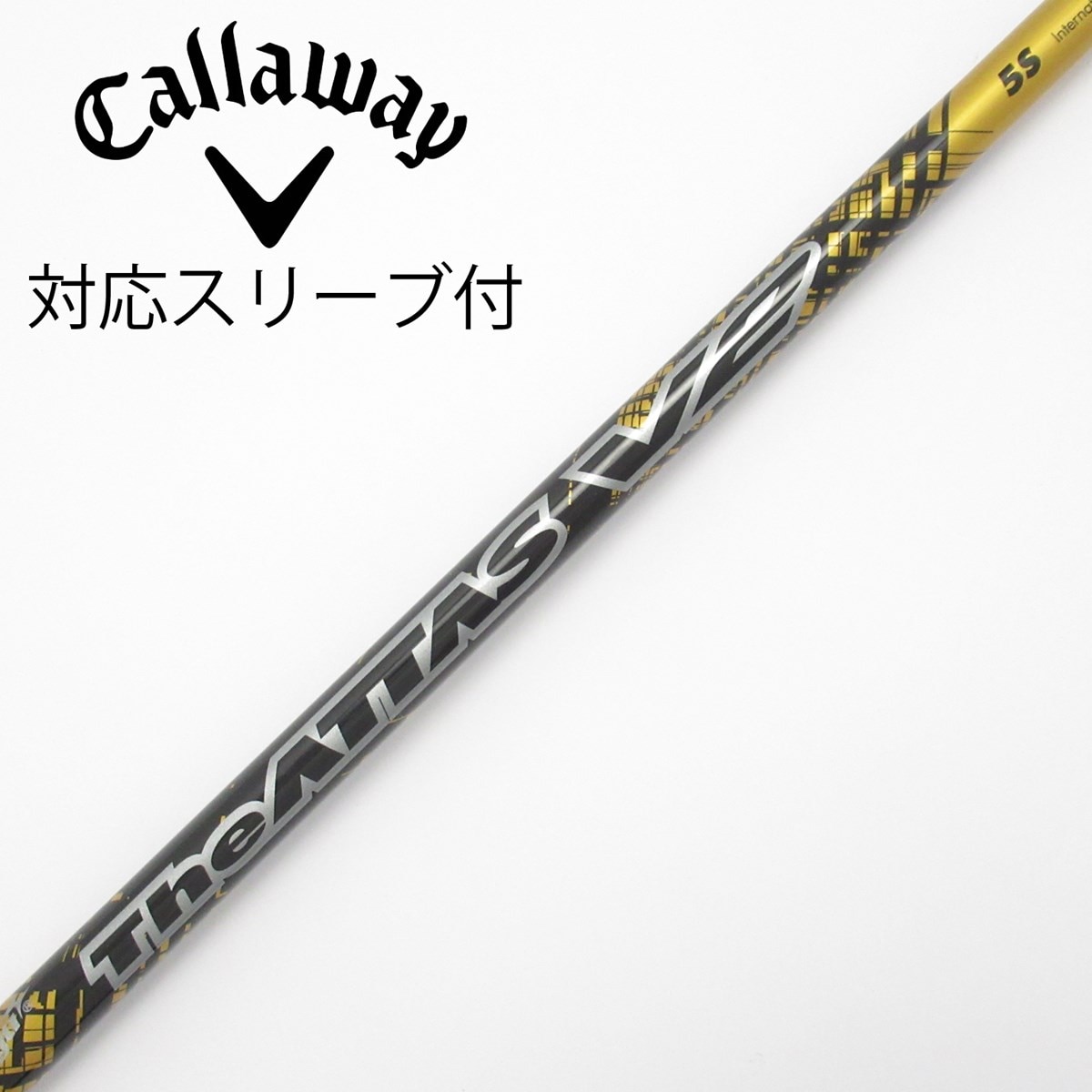 中古】THE ATTAS V2 ドライバー用_スリーブ付 THE ATTAS V2 5 S B