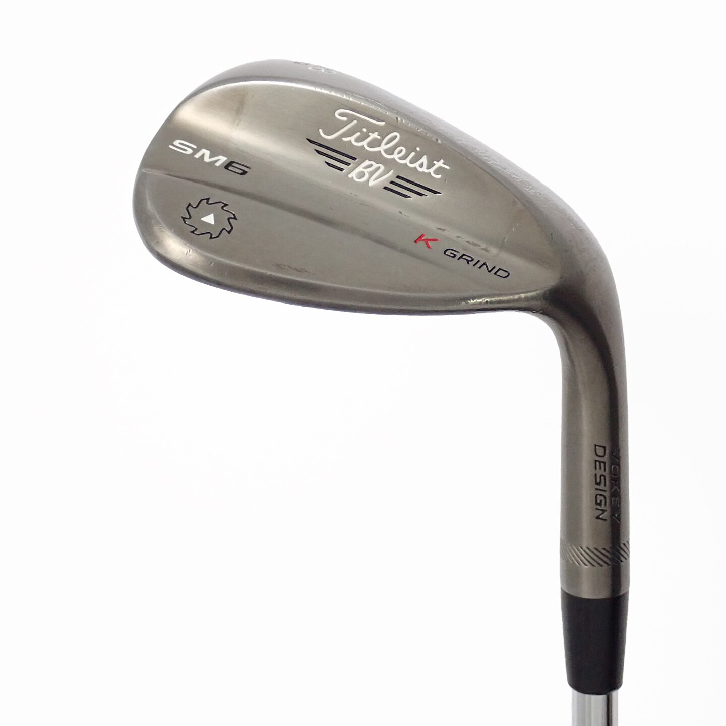 中古】Vokey SM6 ｽﾃｨｰﾙｸﾞﾚｲ K GRIND ウェッジ (タイトリスト) ボーケイ