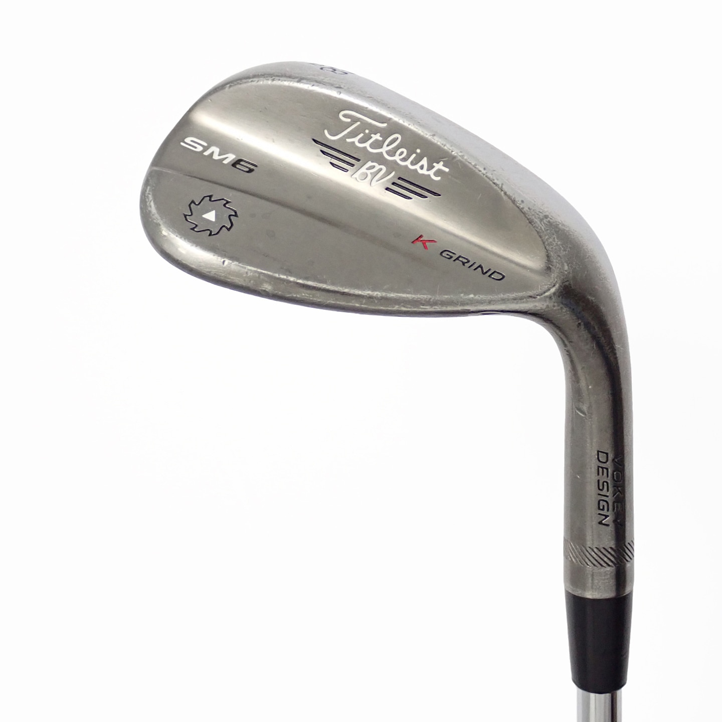 中古】Vokey SM6 ｽﾃｨｰﾙｸﾞﾚｲ K GRIND ウェッジ (タイトリスト) ボーケイ