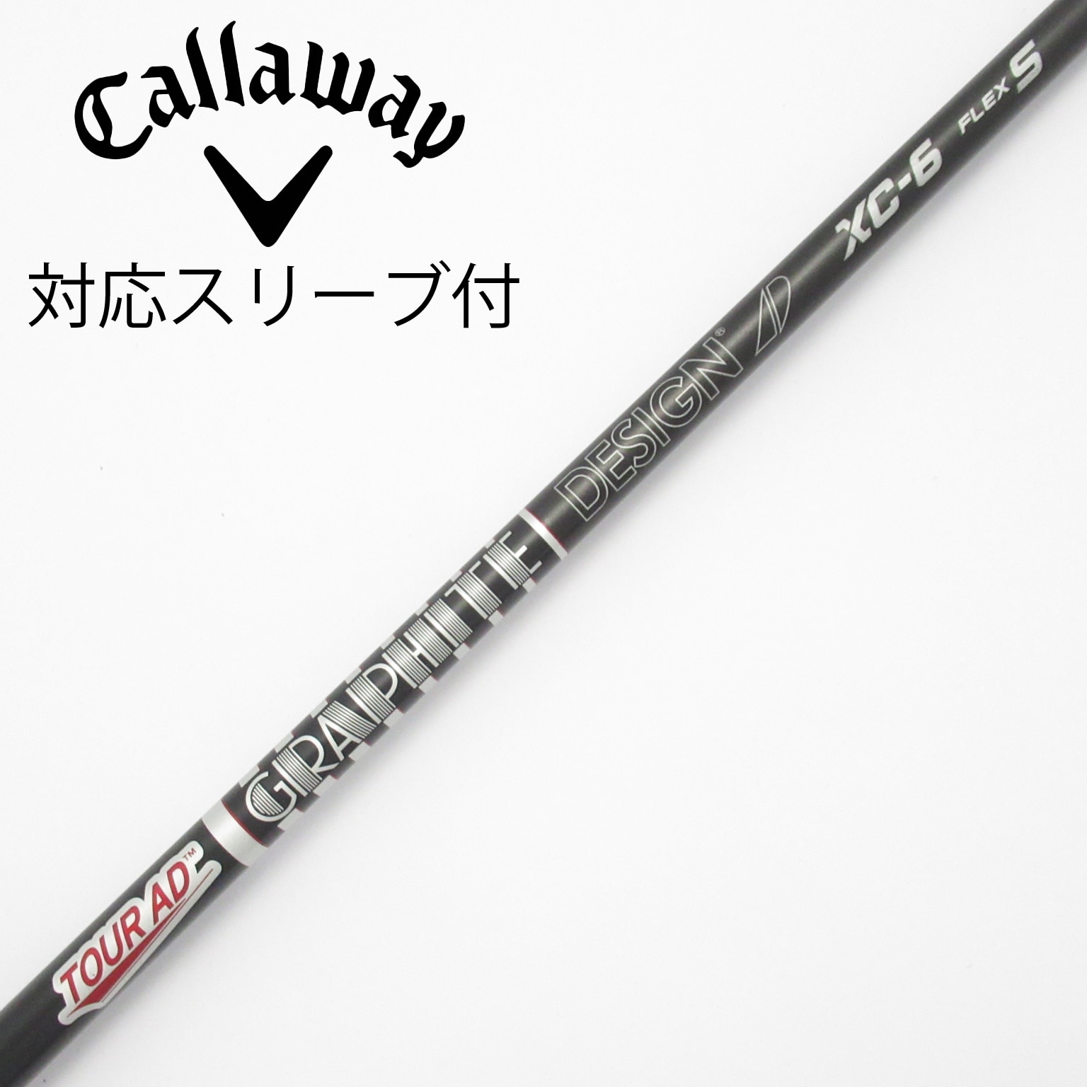 中古】Tour AD XC ドライバー用_スリーブ付 Tour AD XC-6 S C(シャフト