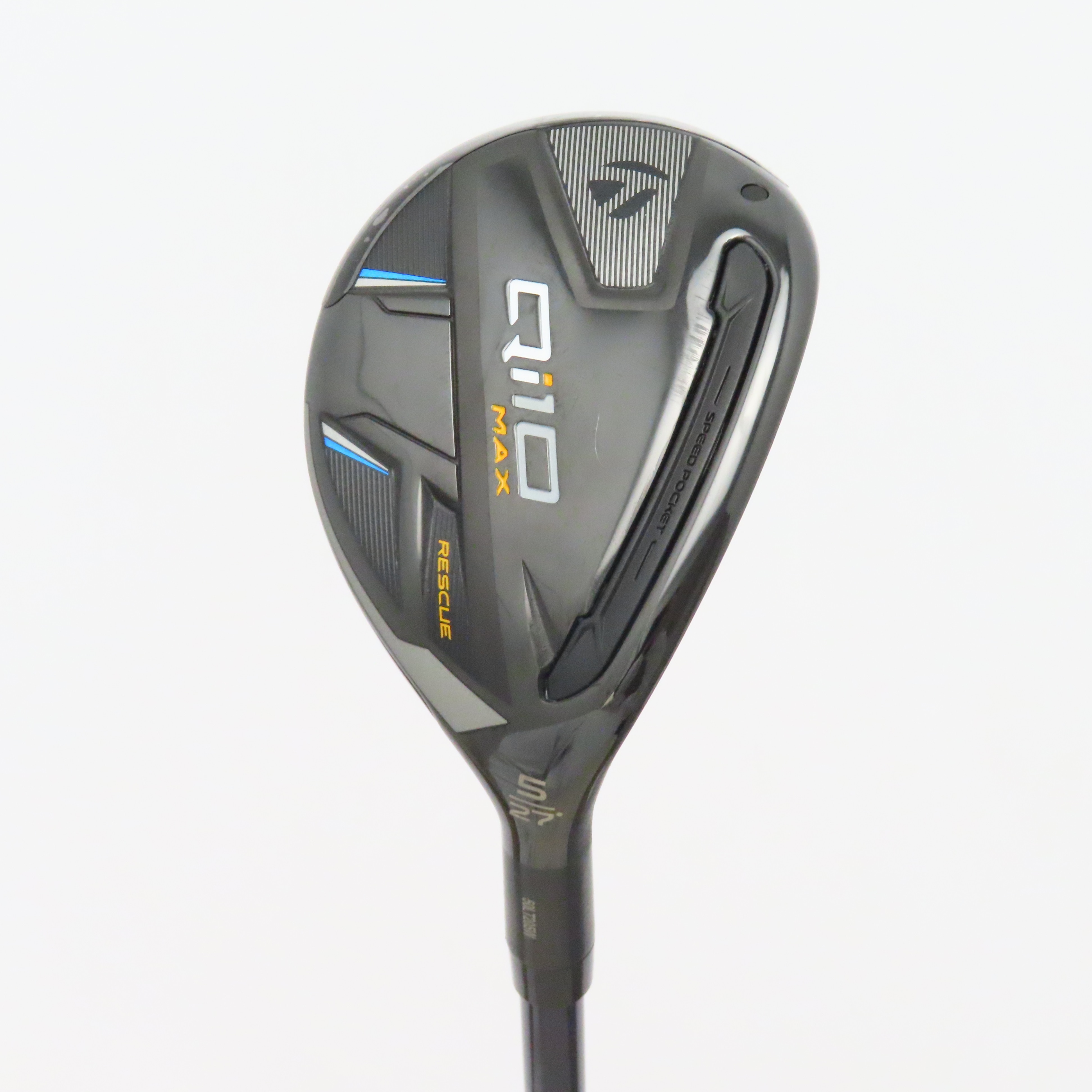 【美品・インドア使用のみ】Qi10 MAX レスキュー 4U TM60 (S) 中古】Qi10 MAX レスキュー ユーティリティ Diamana Blue TM60 27 R B