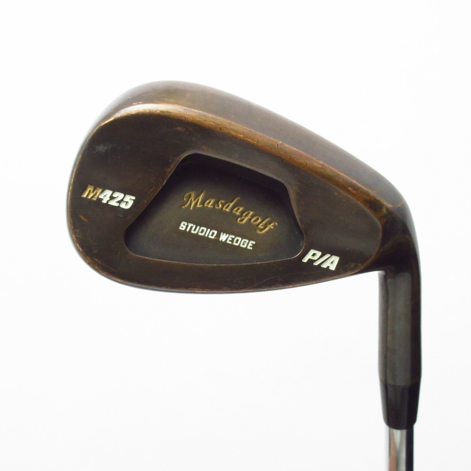ウェッジ マスダゴルフ STUDIO WEDGE M425 S ブラックオキサイド/NS