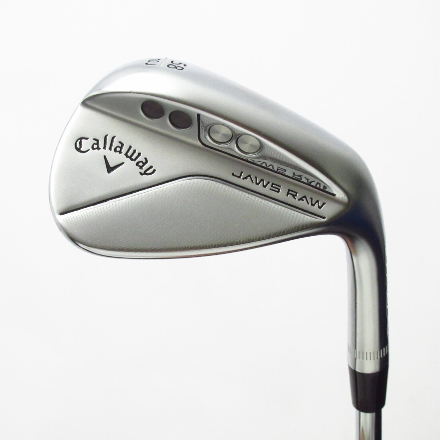 中古】JAWS RAW FULL TOE CHROME US ウェッジ Dynamic Gold HT 58-10