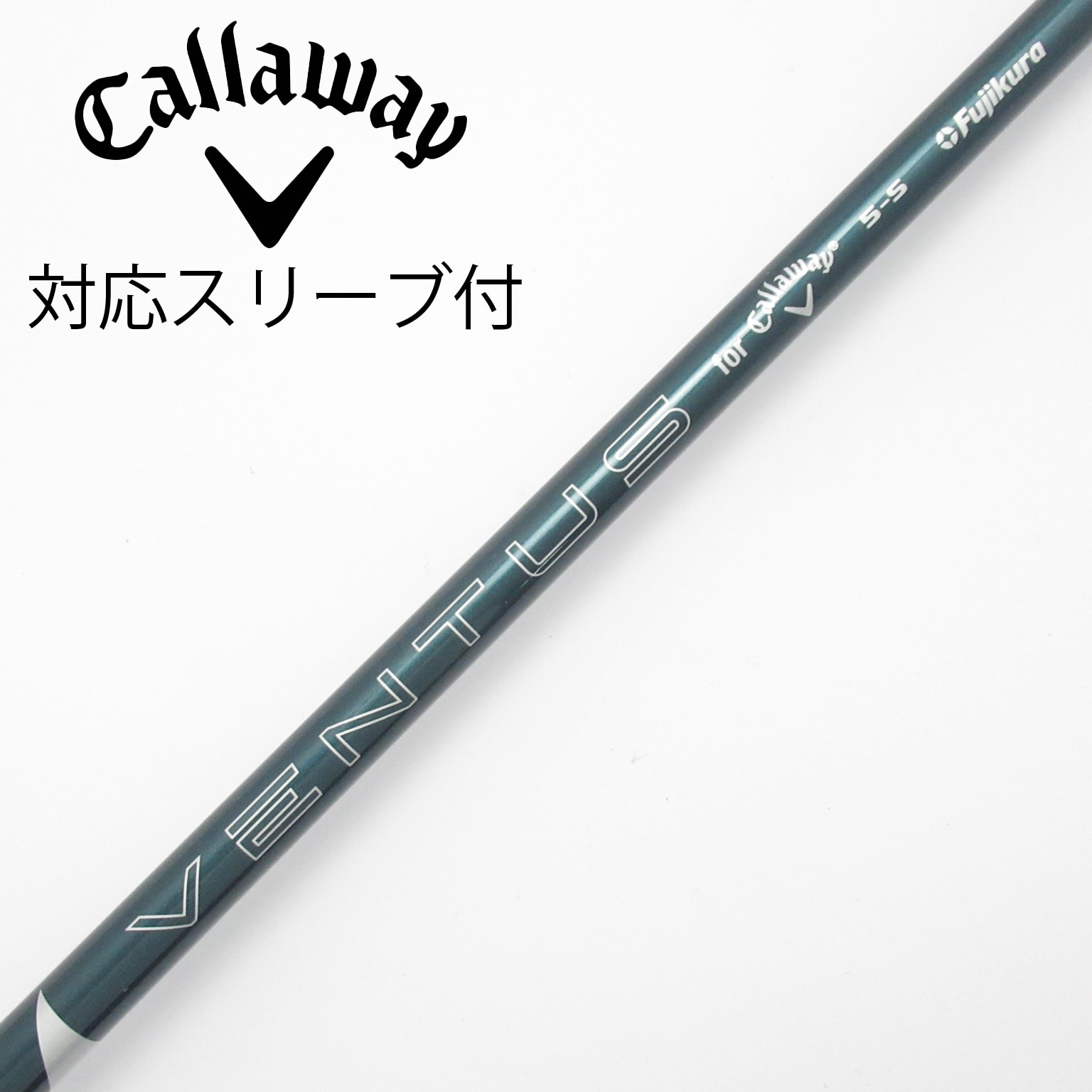 中古】純正シャフト ドライバー用_スリーブ付 VENTUS GREEN 5 for