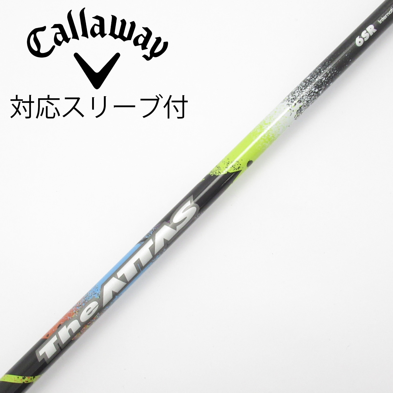 中古】THE ATTAS ドライバー用_スリーブ付 THE ATTAS 6 SR CD(シャフト
