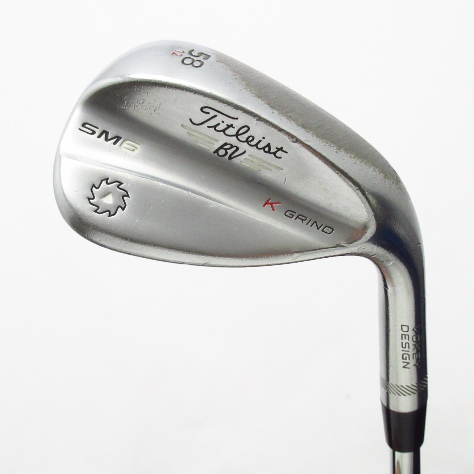 中古】Vokey SM6 ツアークローム K GRIND ウェッジ N.S.PRO MODUS3