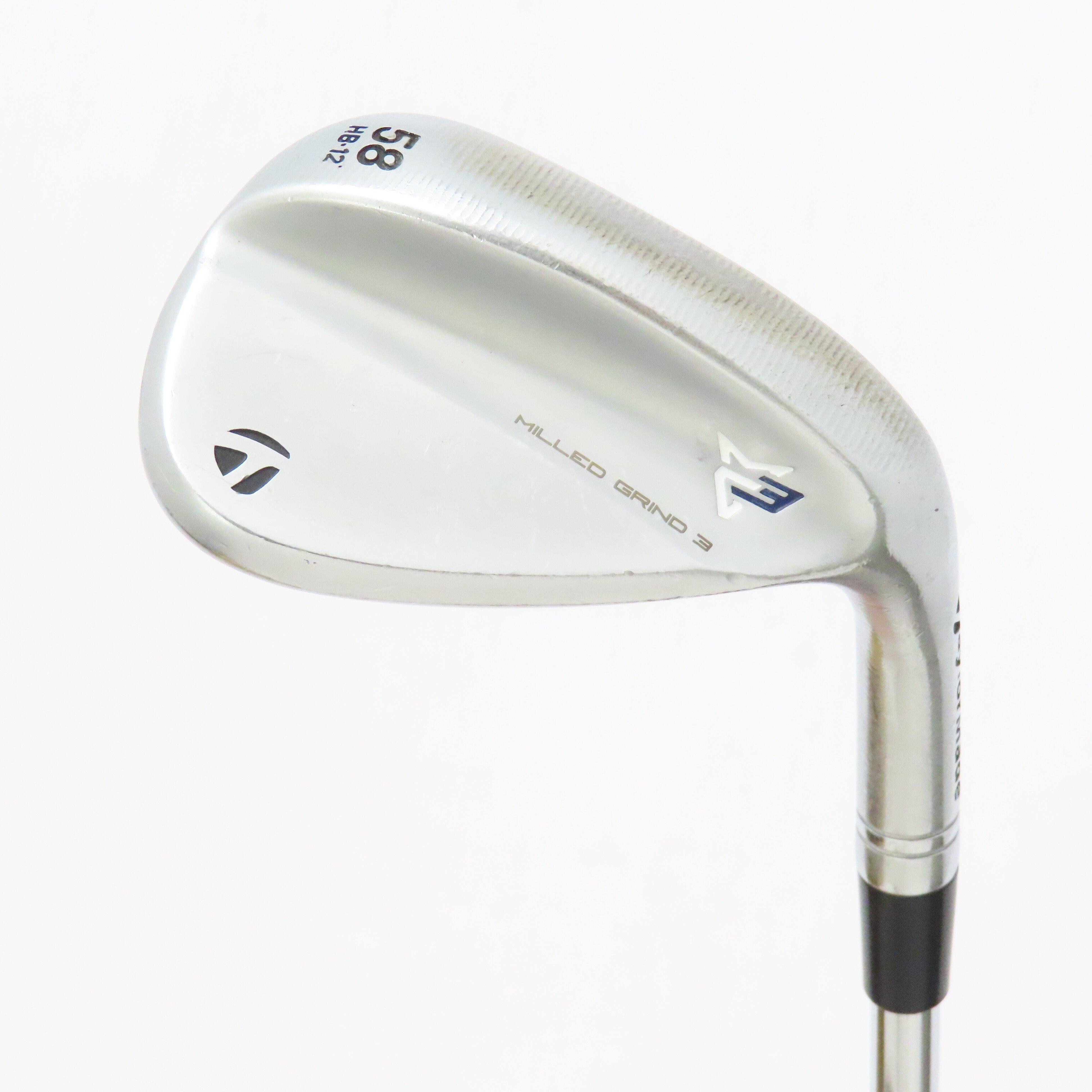中古】ミルドグラインド3 クローム ウェッジ スチールシャフト 58-12