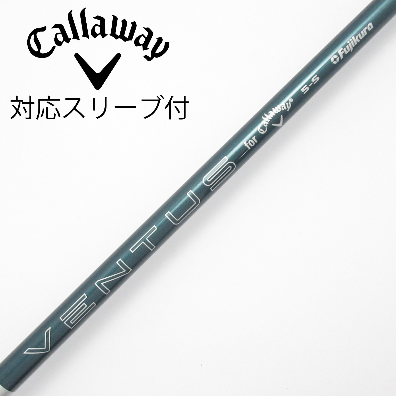 中古】純正シャフト ドライバー用_スリーブ付 VENTUS GREEN 5 for