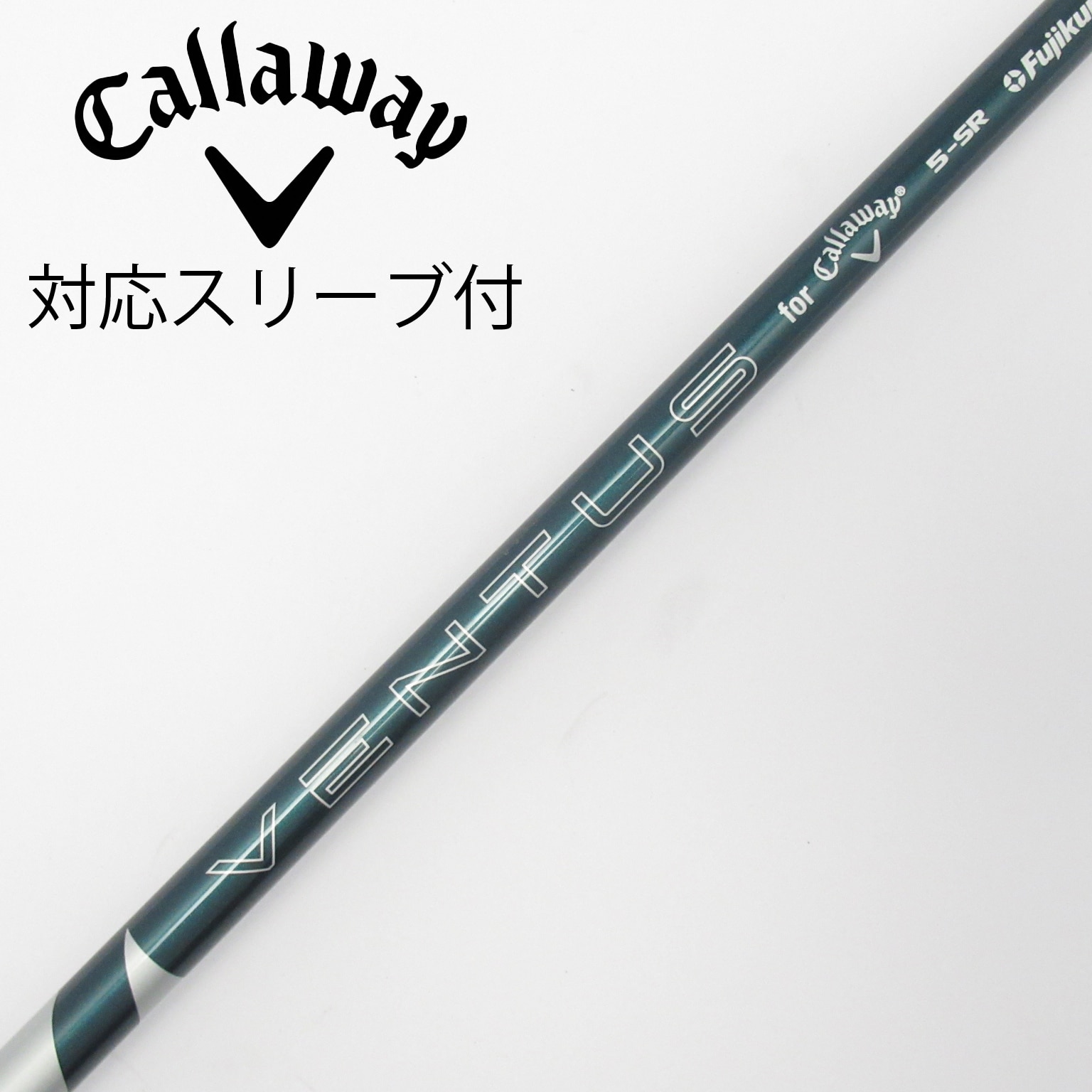 中古】純正シャフト ドライバー用_スリーブ付 VENTUS GREEN 5 for