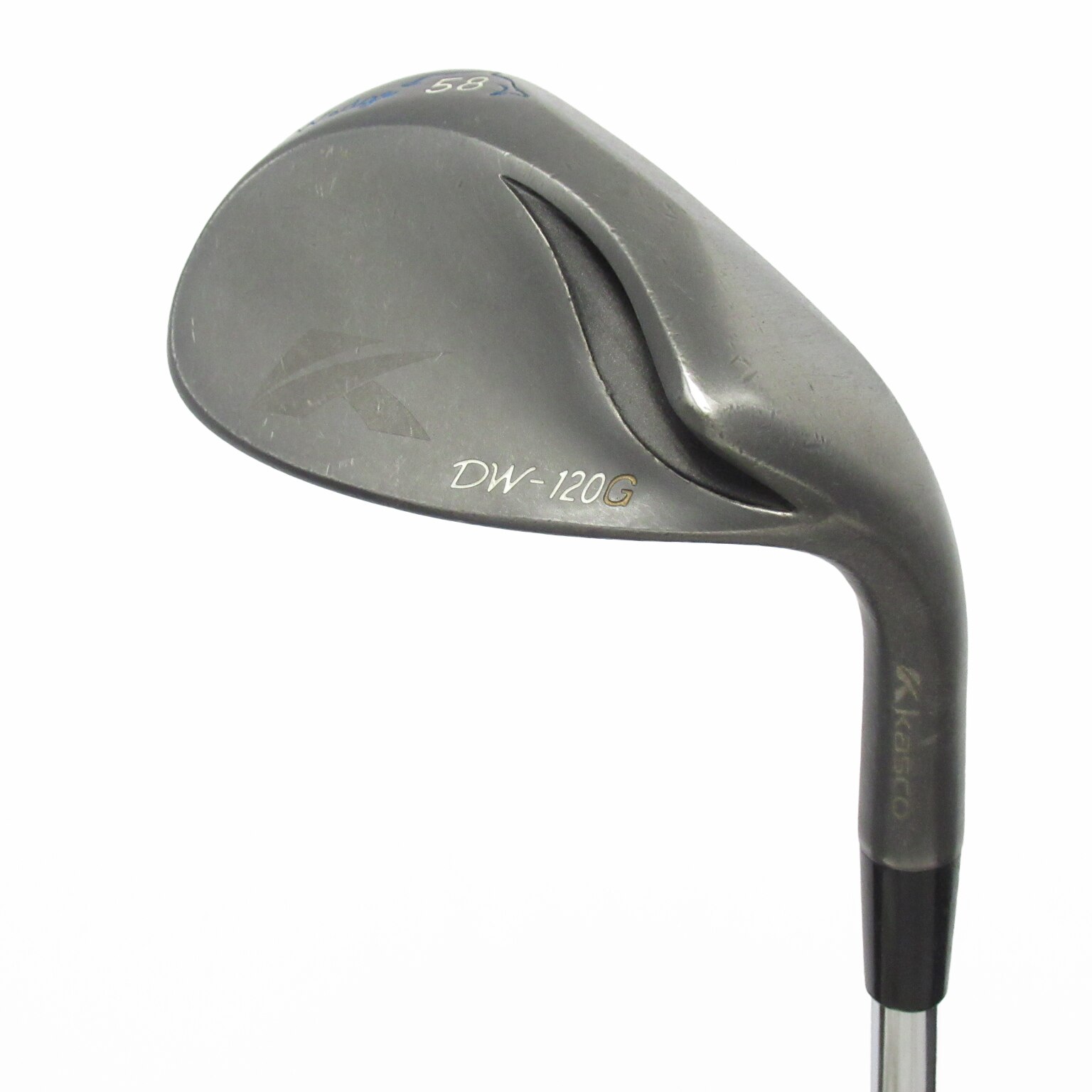 中古】ドルフィン ブラック DW-120G ウェッジ スチールシャフト 58