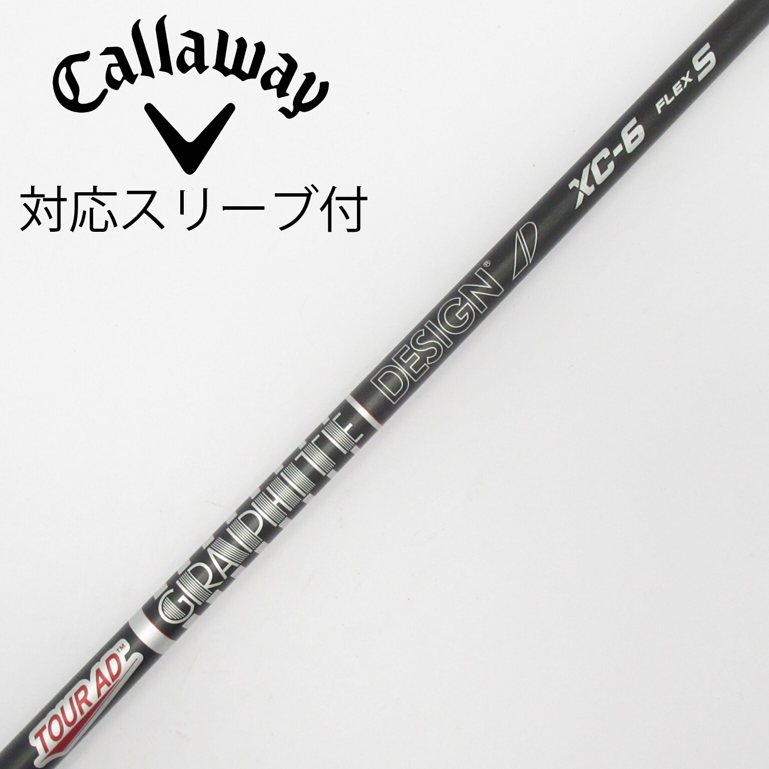 中古】Tour AD XC ドライバー用_スリーブ付 Tour AD XC-6 S C(シャフト