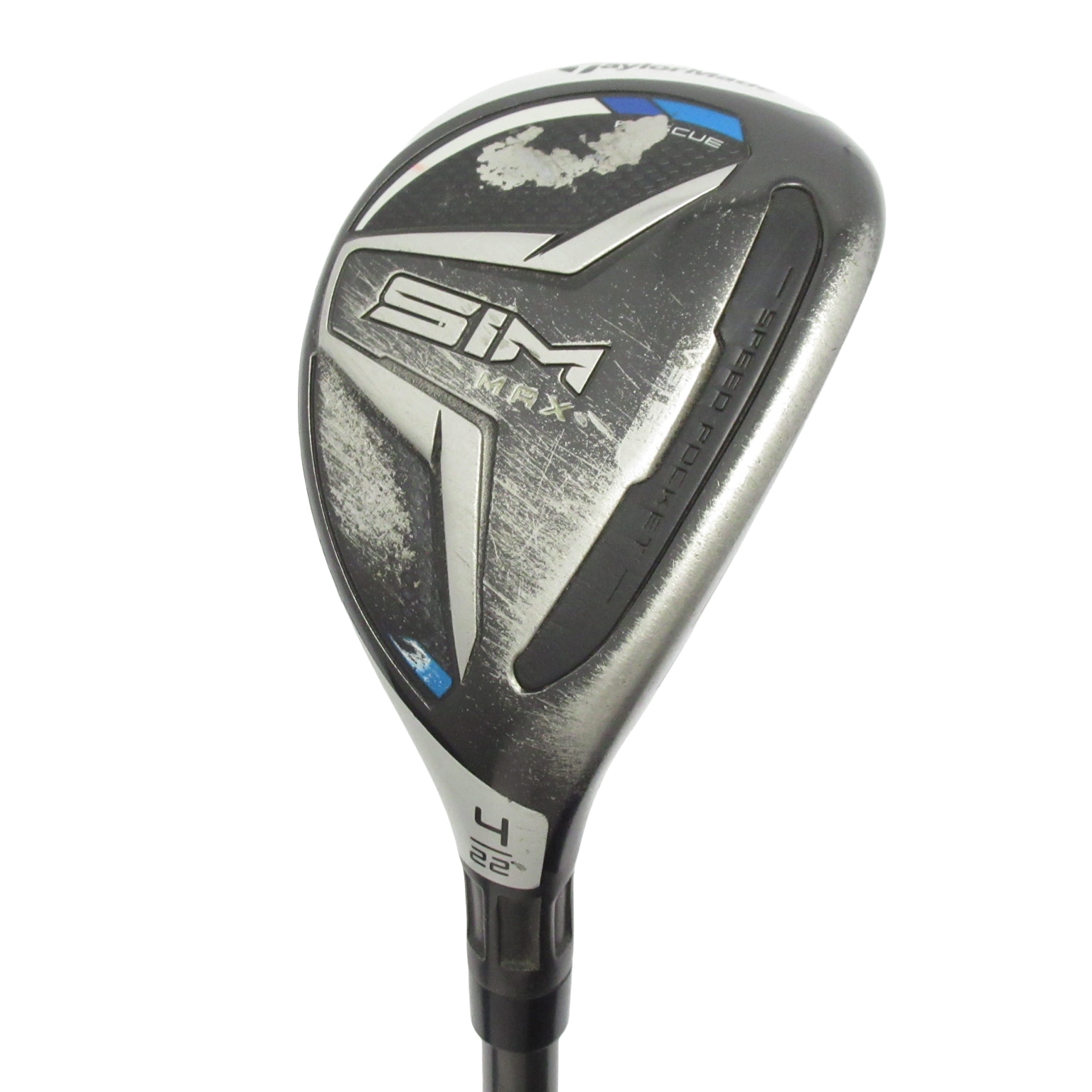 テーラーメイド SIM MAX 4U 22° TENSEI TM60 S 中古】SIM マックス レスキュー ユーティリティ TENSEI BLUE TM60 22