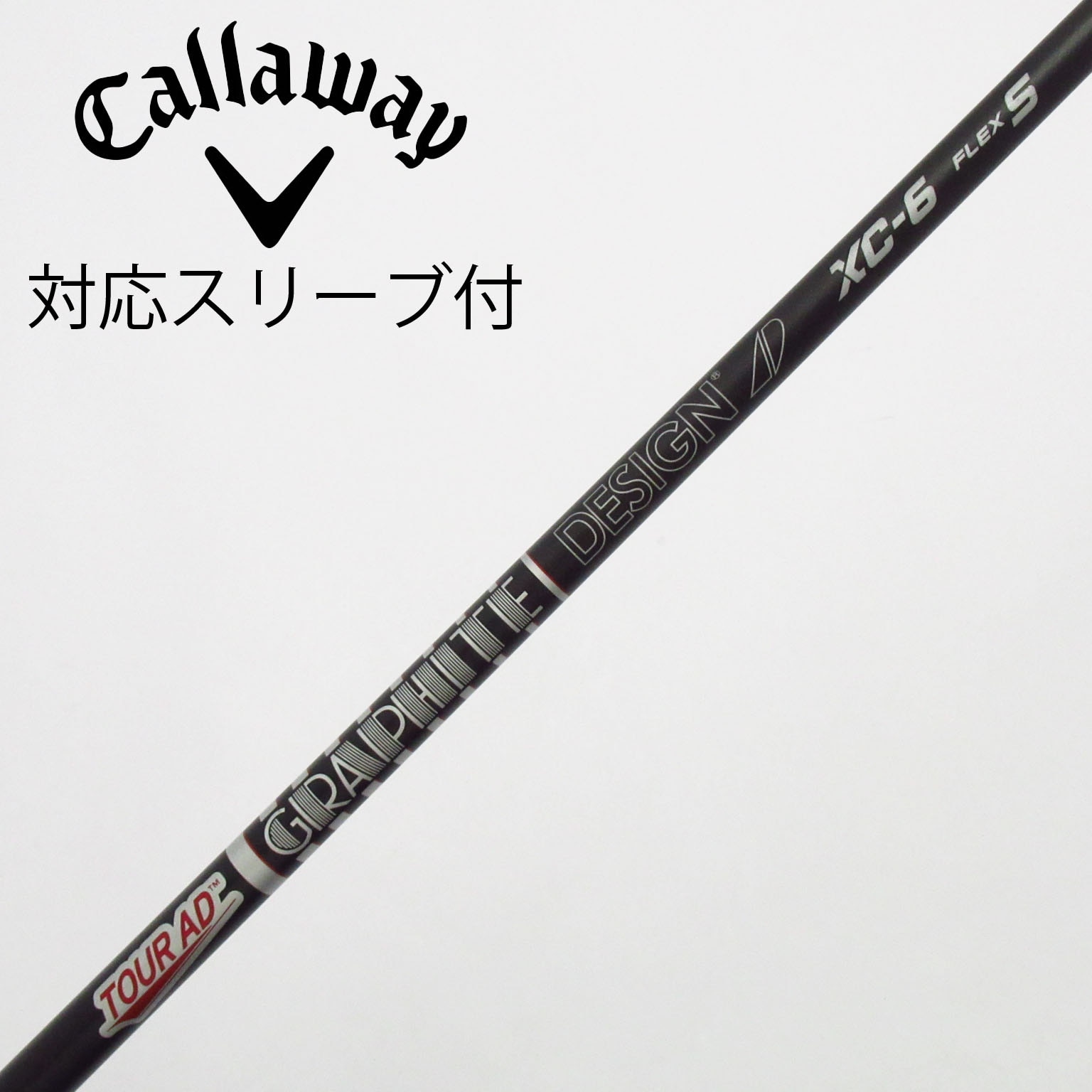 中古】Tour AD XC ドライバー用_スリーブ付 Tour AD XC-6 S C(シャフト