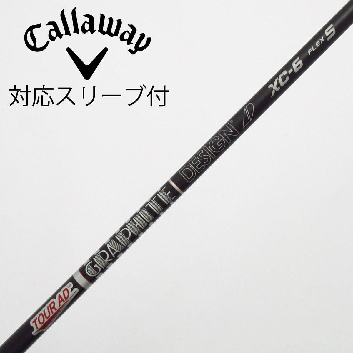 中古】Tour AD XC ドライバー用_スリーブ付 Tour AD XC-6 S C(シャフト