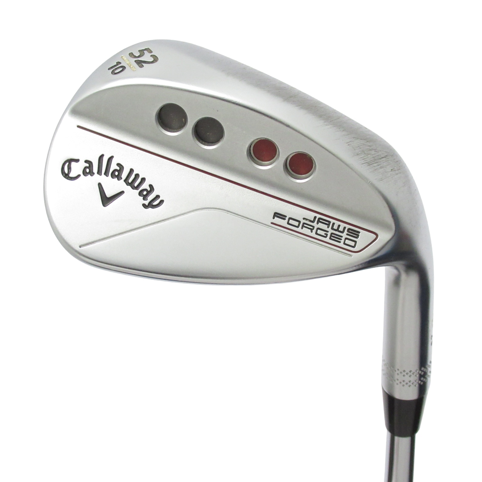 中古】JAWS FORGED クロムメッキ仕上げ ウェッジ Dynamic Gold 105 52