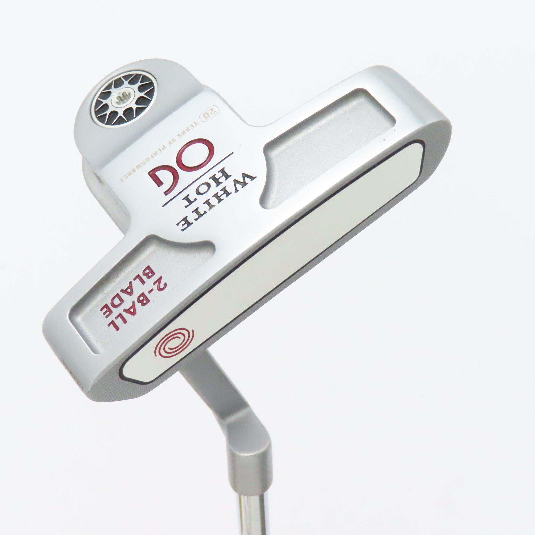 中古】WHITE HOT OG 2BALLBLADE LINED パター (オデッセイ) ホワイト