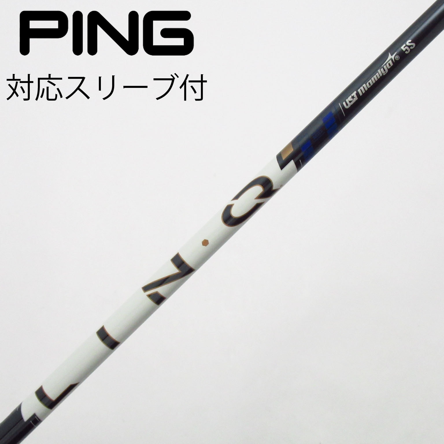 LIN-Qブルー5Rテーラー FW スリーブ付 中古】LIN-Q PowerCore BLUE ドライバー用_スリーブ付 LIN-Q PowerCore