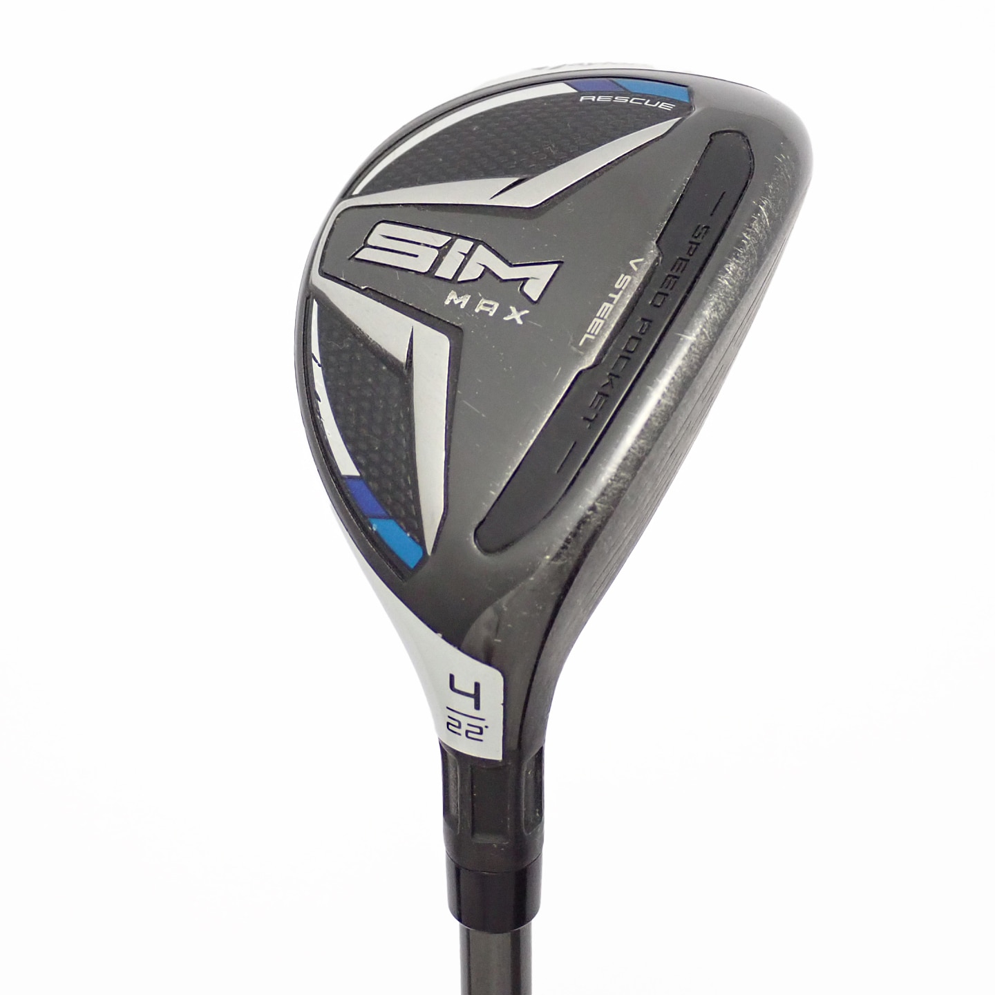 【中古・美品】 テーラーメイド SIM MAX レスキュー #4 22.0° TENSEI BLUE TM60 【S】 ヘッドカバー有【日本仕様】 中古】SIM マックス レスキュー ユーティリティ TENSEI BLUE TM60 22 R