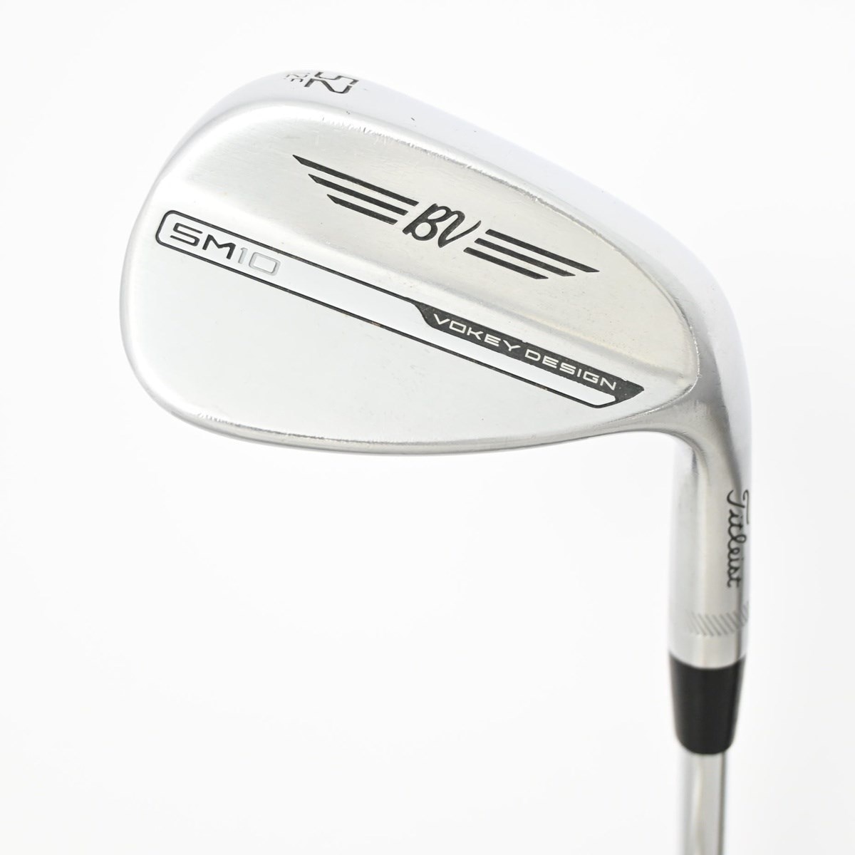 新品 ボーケイウエッジSM10 52/12F 58/14K BV105 中古】ボーケイ SM10 ツアークローム ウェッジ BV105 52-12 設定無 C