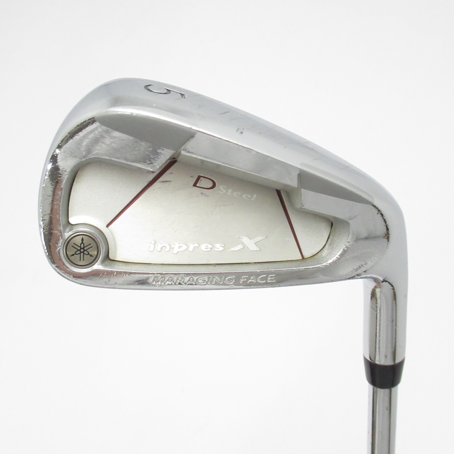 ヤマハ　インプレス X D STEEL アイアンセット　5〜P フレックスS 中古】インプレス X D Steel アイアン スチールシャフト 24 判別不能 D