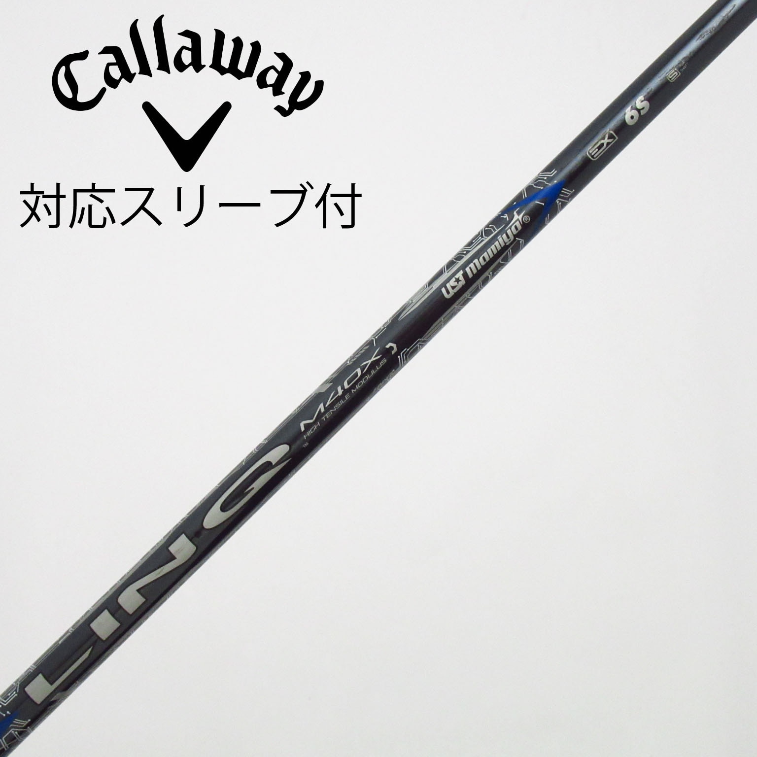中古】LIN-Q BLUE EX ドライバー用_スリーブ付 LIN-Q BLUE EX 6 S C
