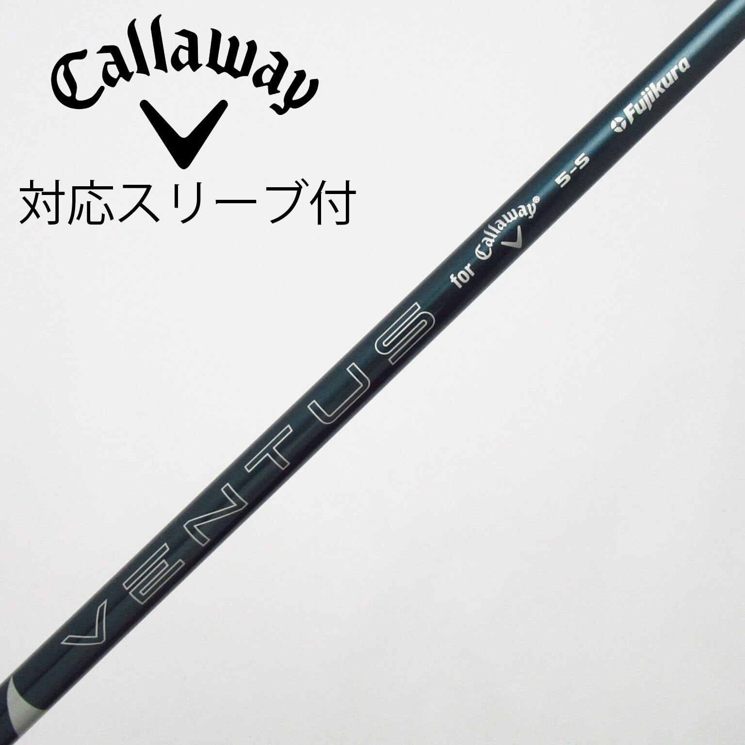中古】純正シャフト ドライバー用_スリーブ付 VENTUS GREEN 5 for