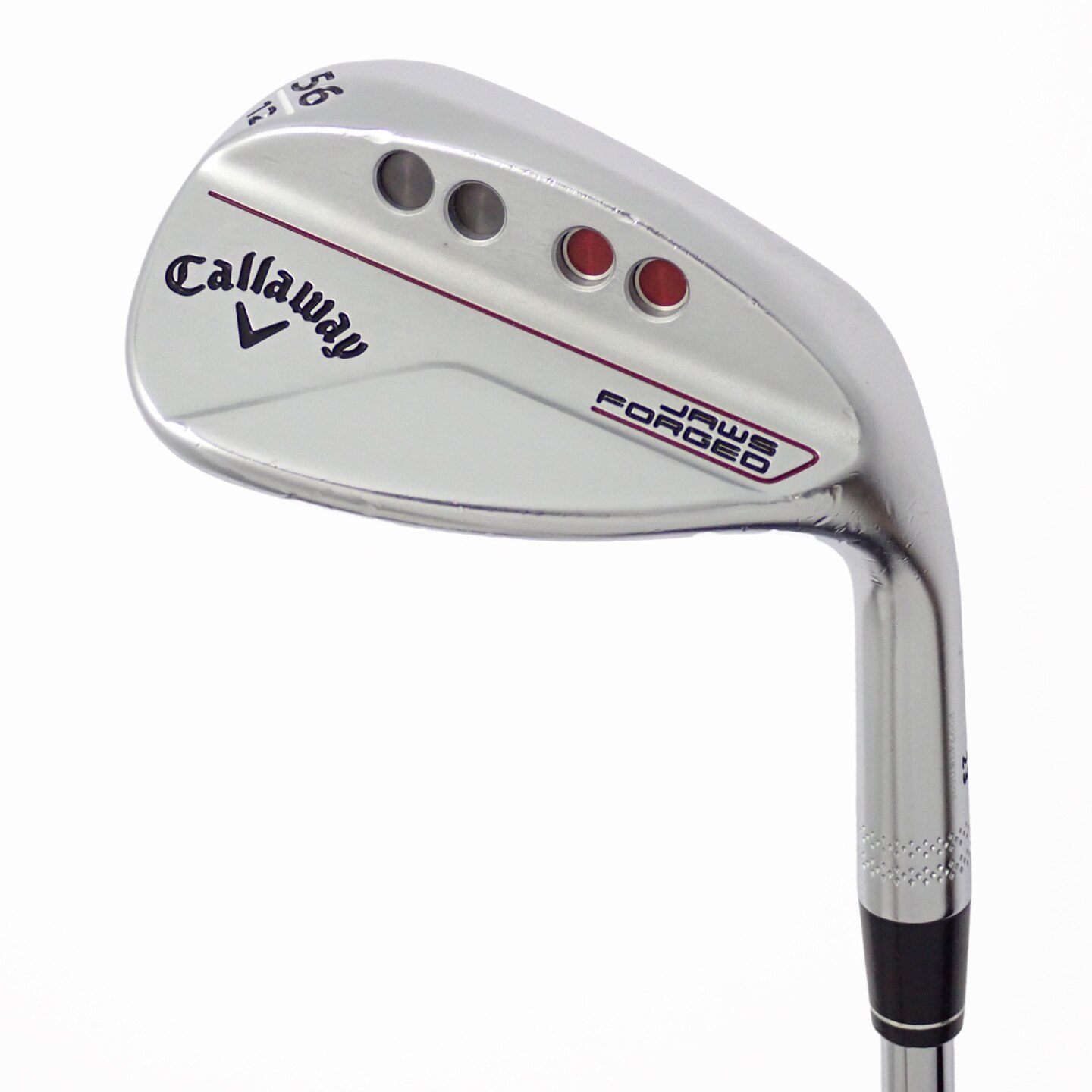 Callaway JAWS FORGED54°ウェッジ (中古品)美品 中古】JAWS FORGED クロムメッキ仕上げ ウェッジ N.S.PRO MODUS3 TOUR